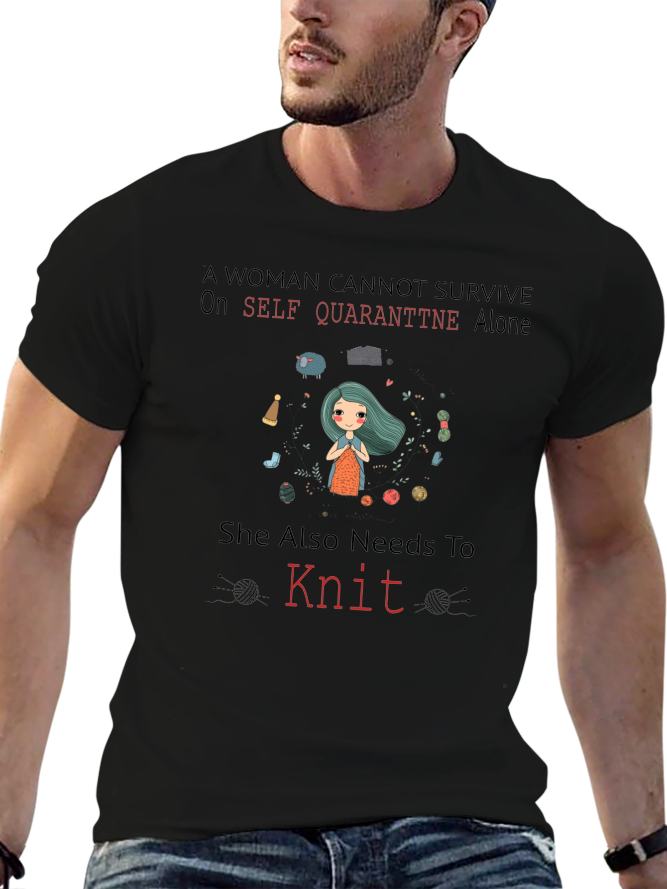 Quarantine Knit Tee - A Womans Essential