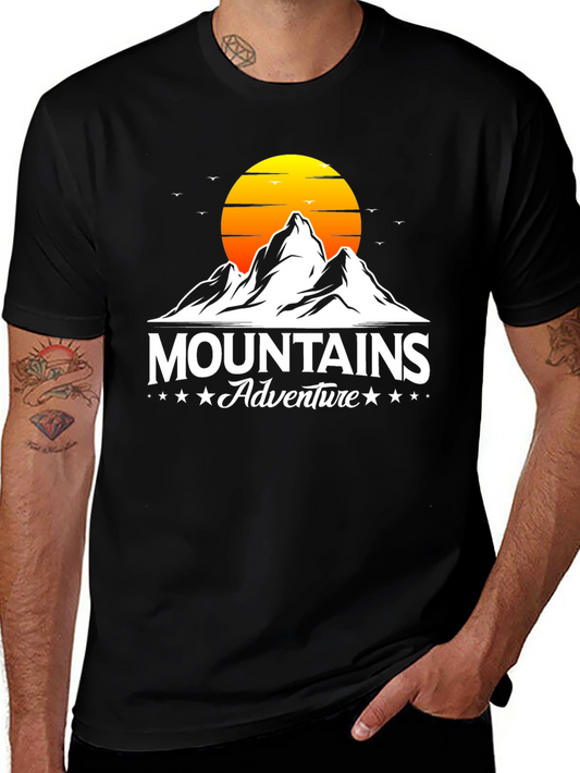 Mountains Adventure Graphic T-Shirt