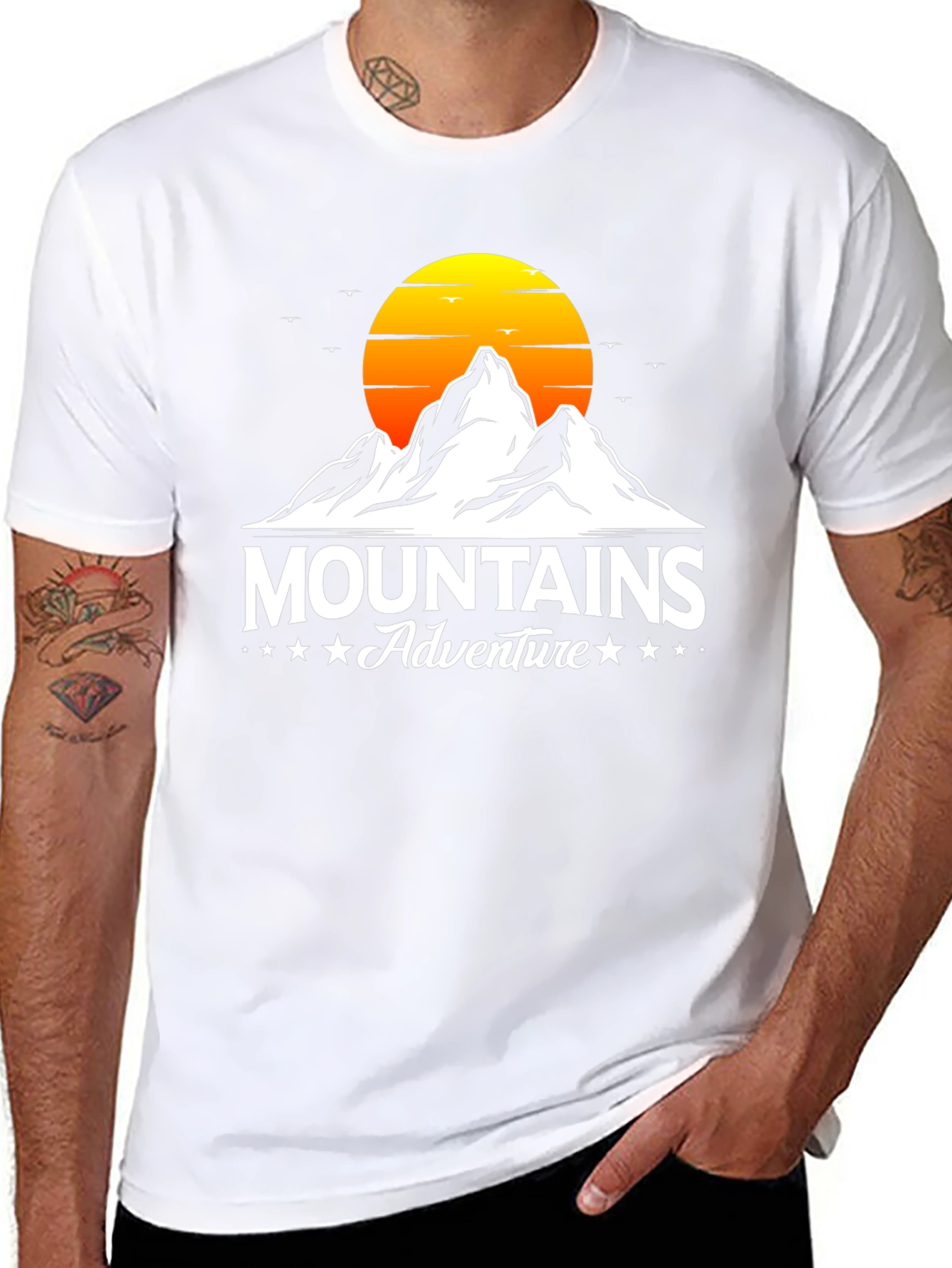 Mountains Adventure Graphic T-Shirt