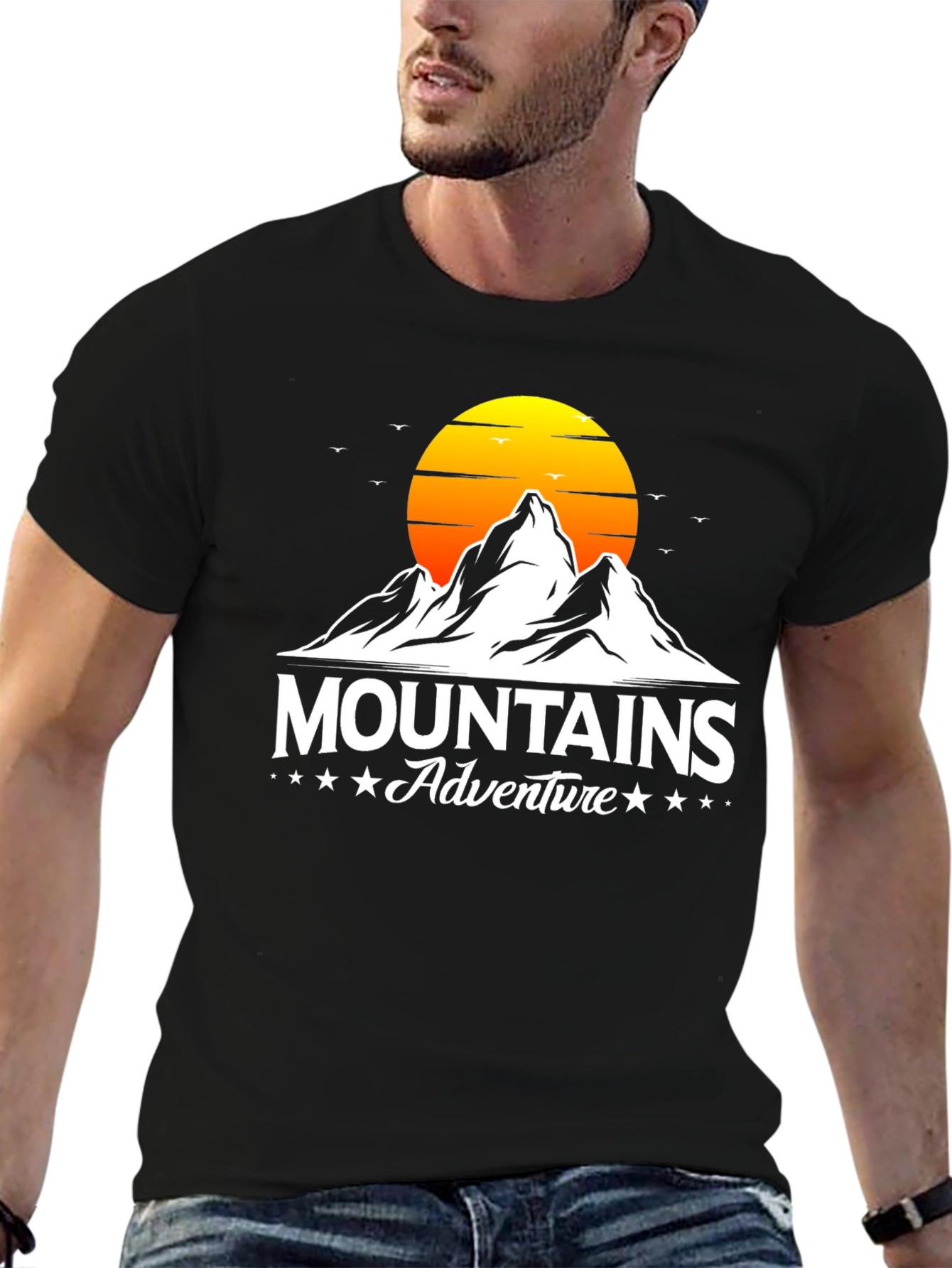 Mountains Adventure Graphic T-Shirt