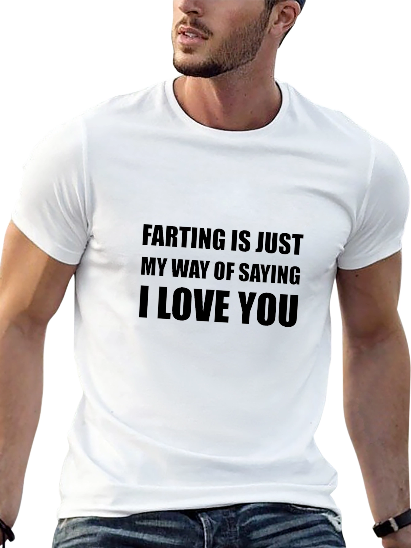 Funny I Love You Farting T-Shirt