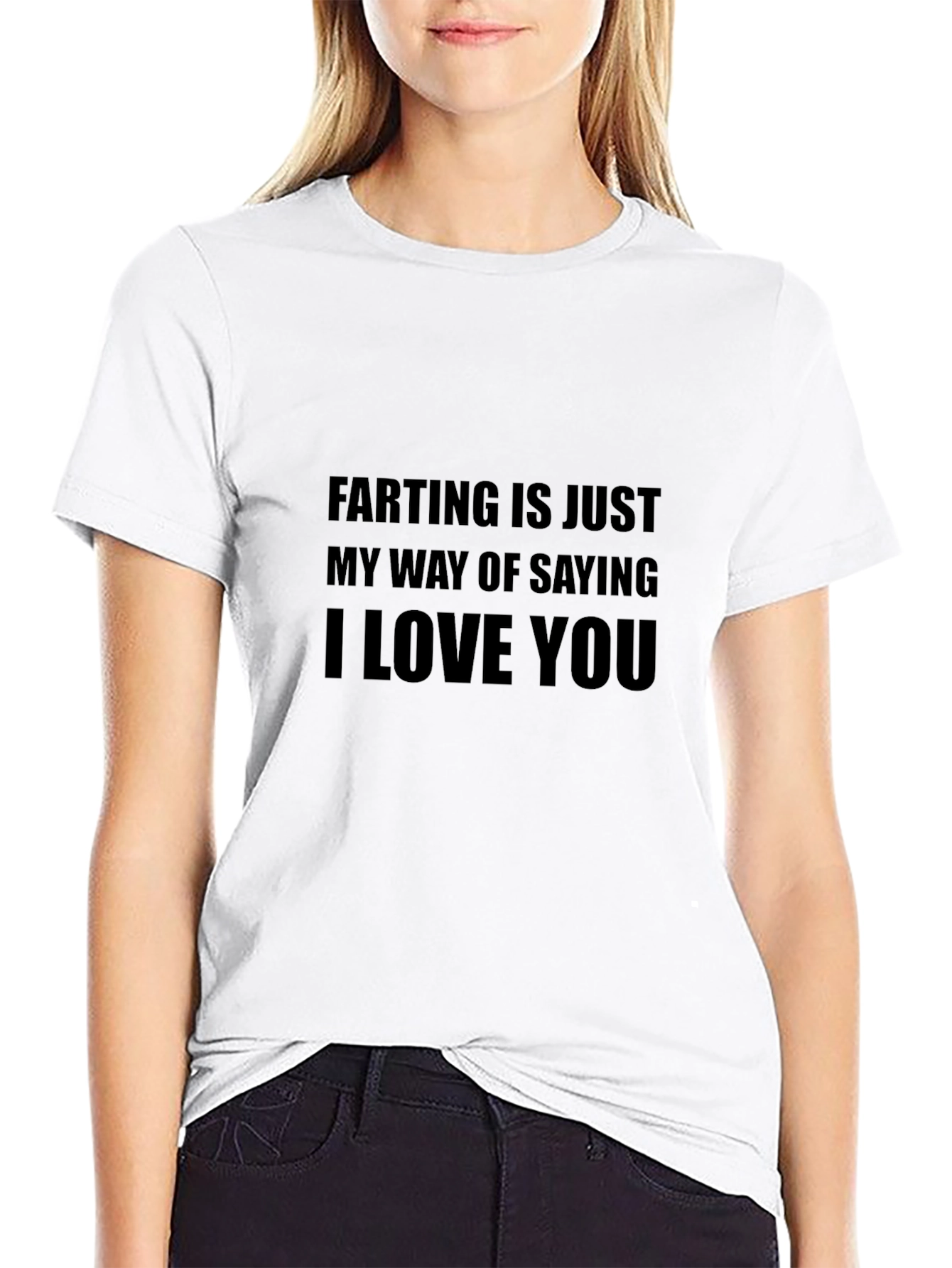Funny I Love You Farting T-Shirt