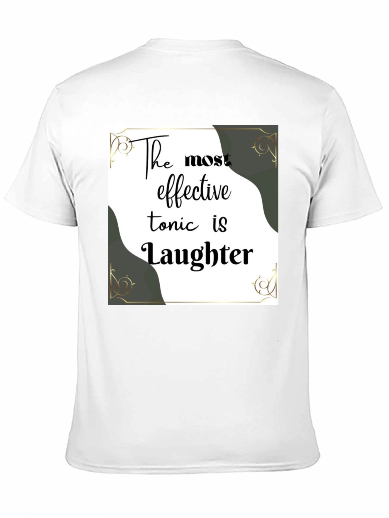 Laughter Tonic Black Graphic Tee