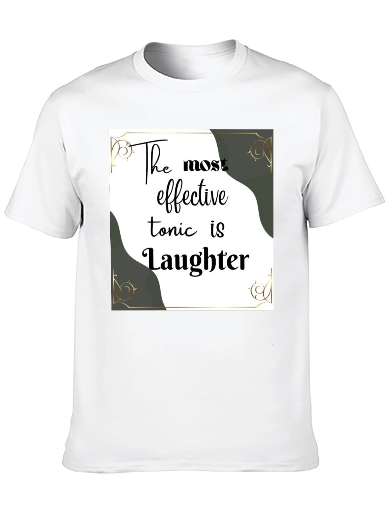 Laughter Tonic Black Graphic Tee