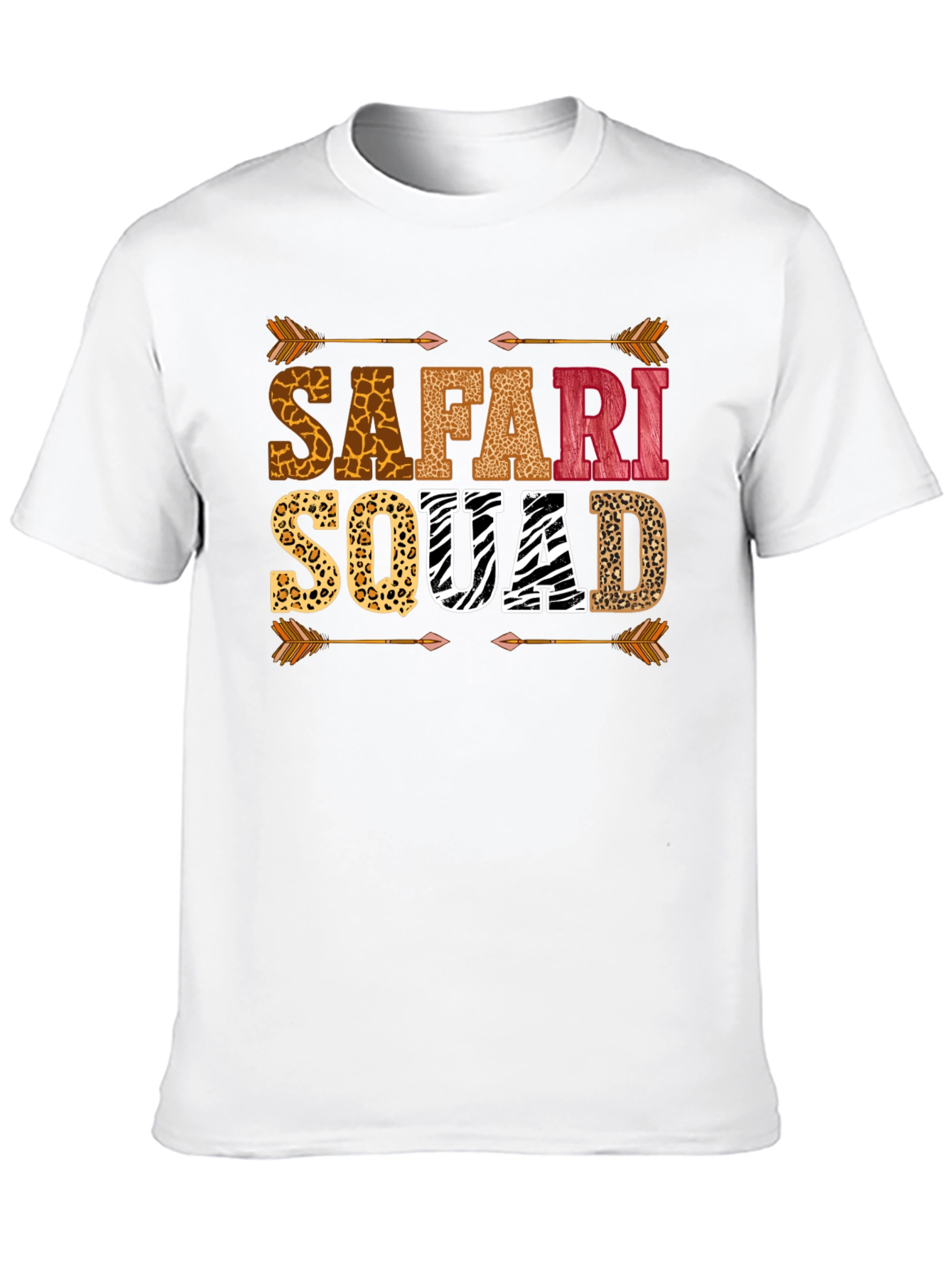 Safari Squad Animal Print Graphic T-Shirt