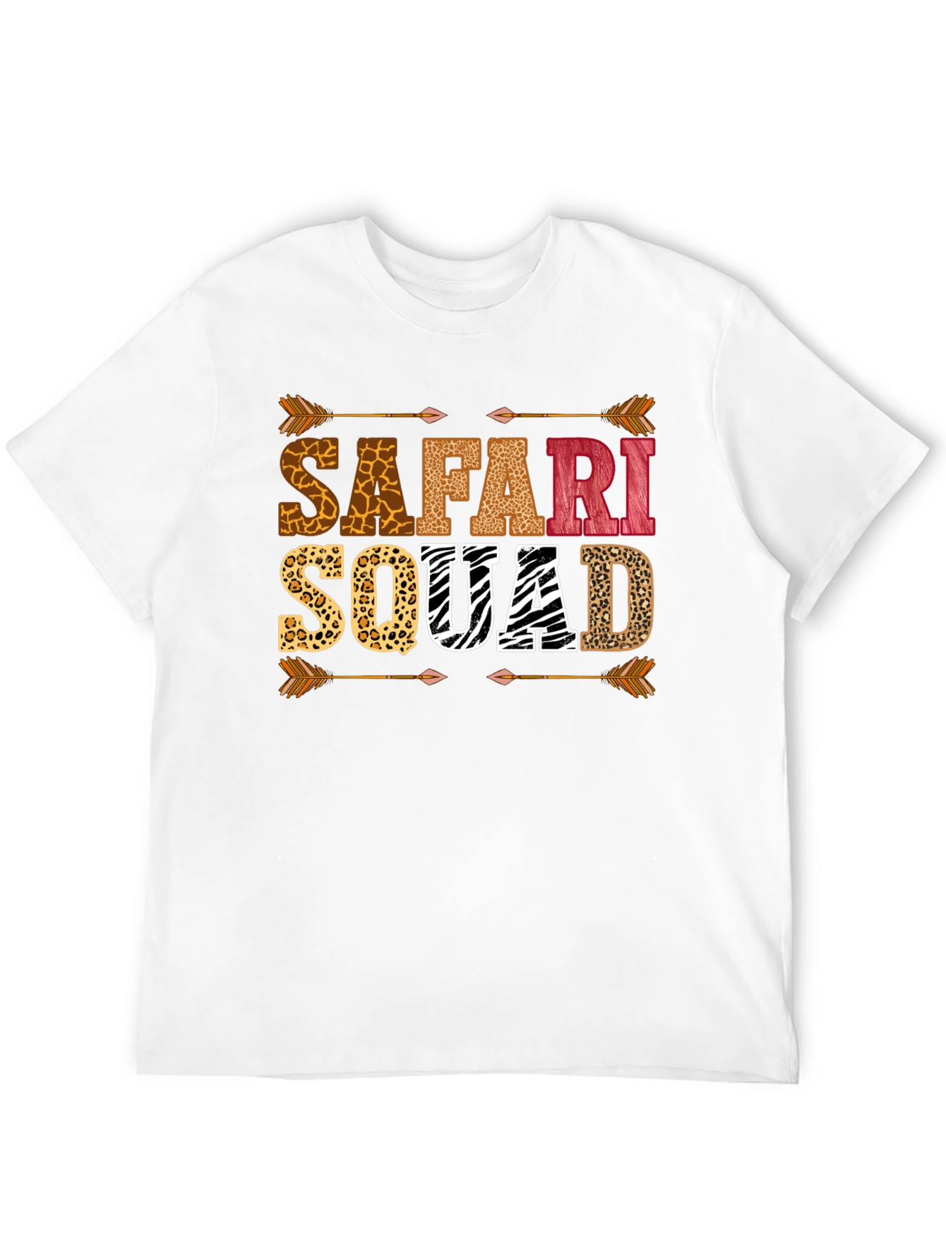 Safari Squad Animal Print Graphic T-Shirt