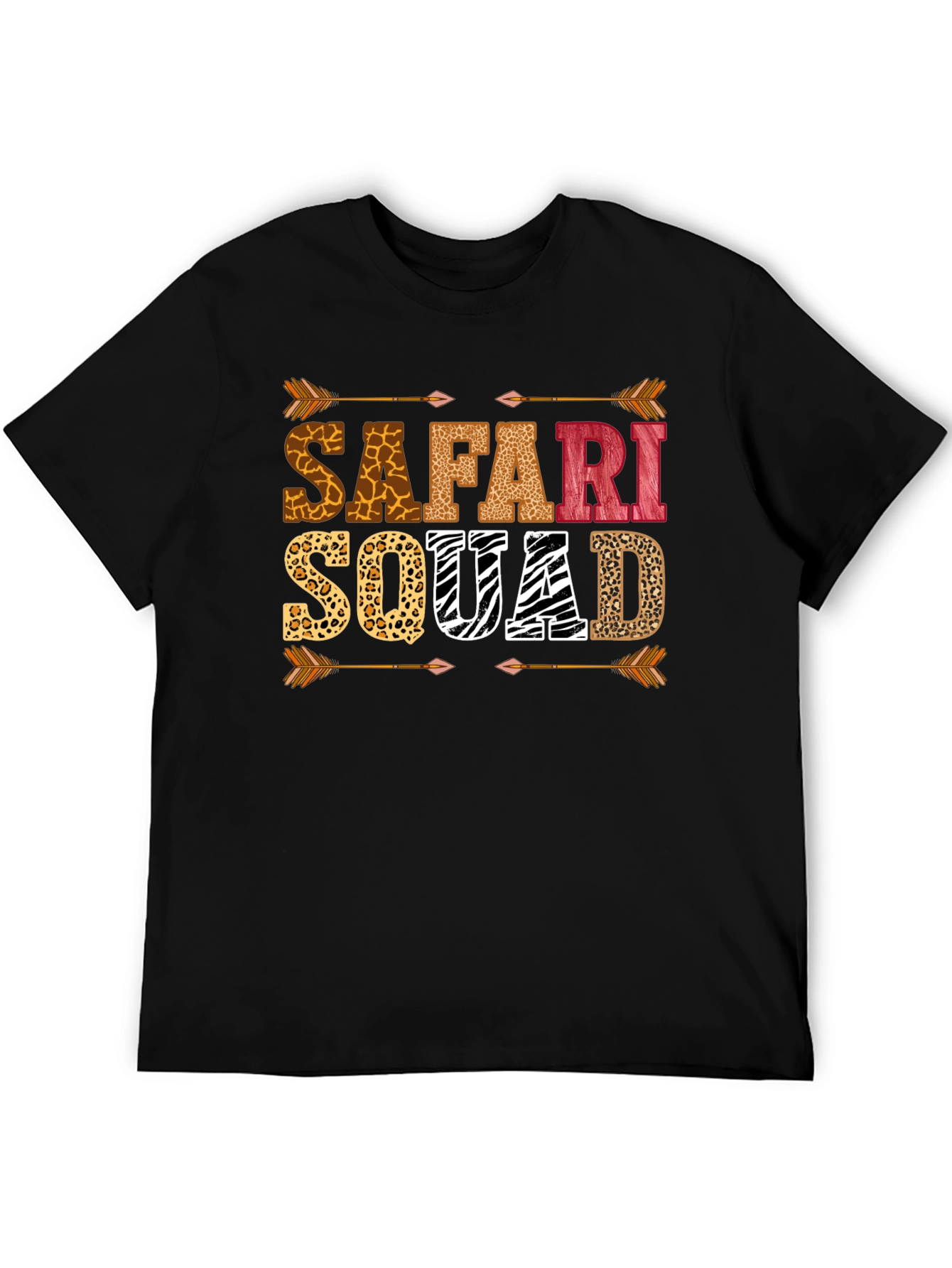 Safari Squad Animal Print Graphic T-Shirt