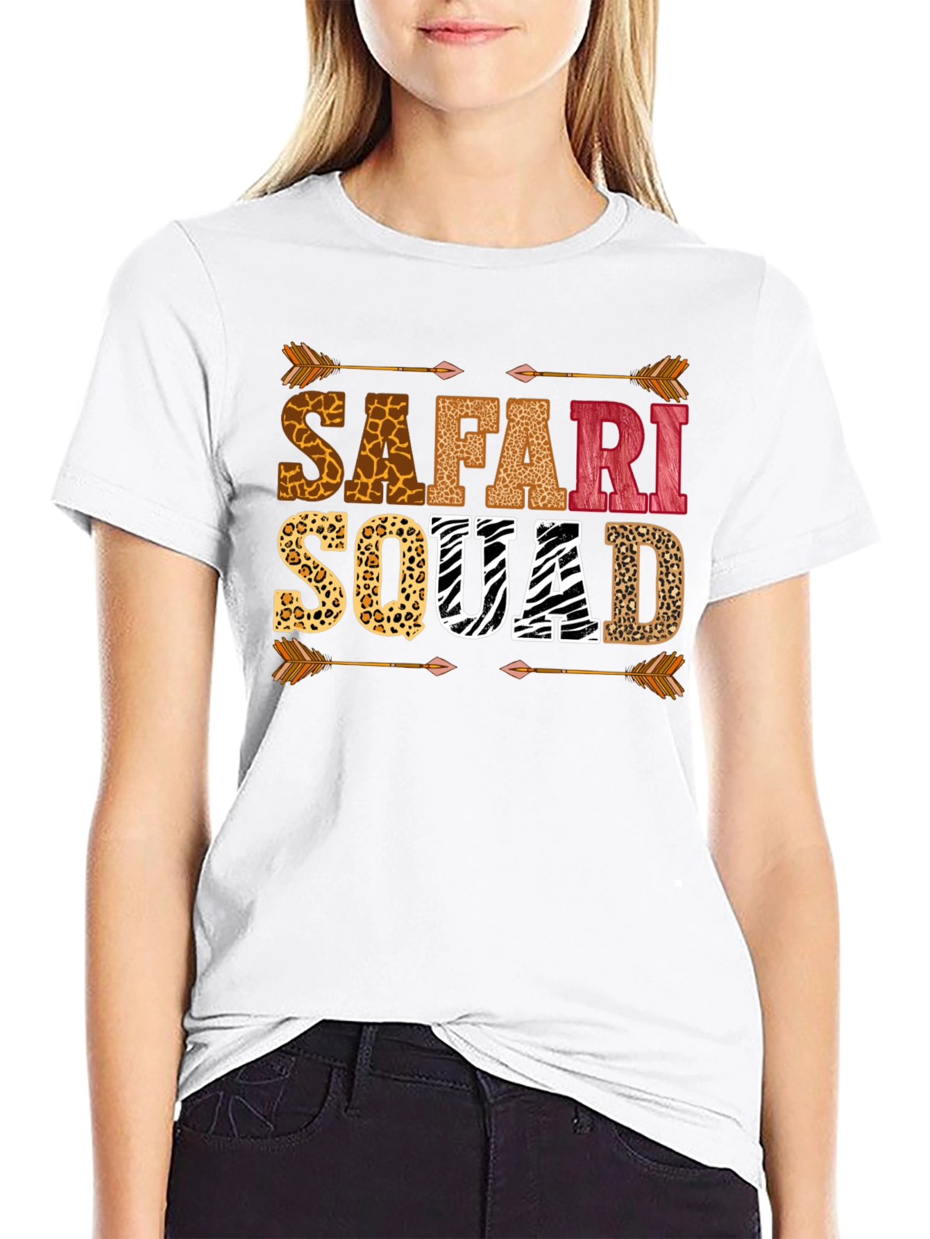 Safari Squad Animal Print Graphic T-Shirt