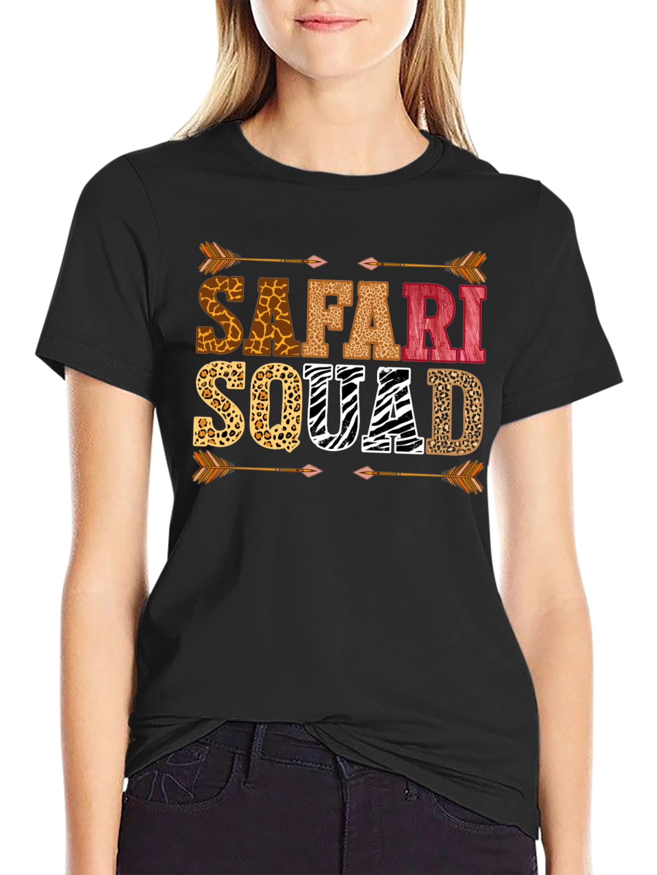 Safari Squad Animal Print Graphic T-Shirt