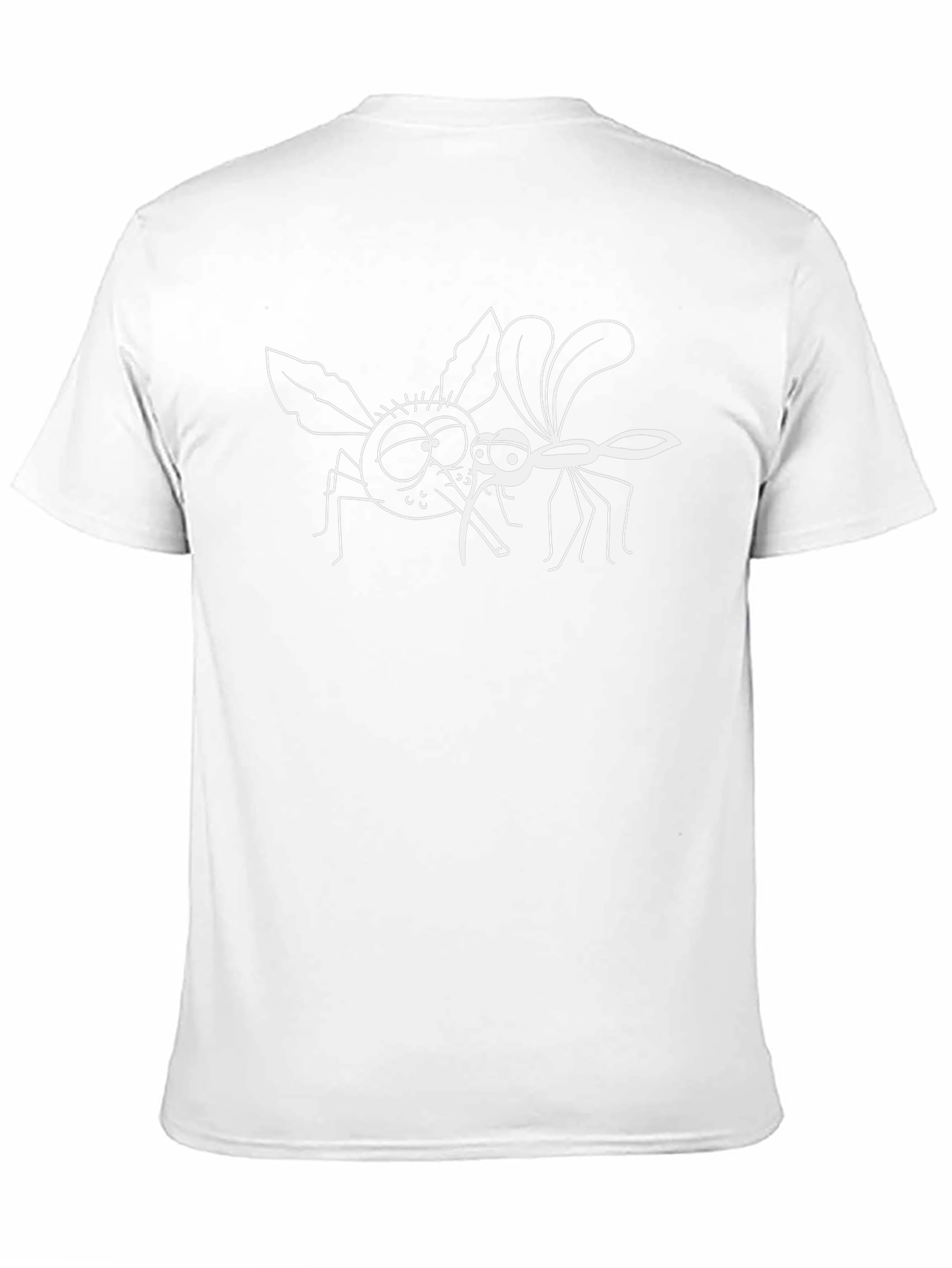 Cartoon Mosquito Graphic T-Shirt