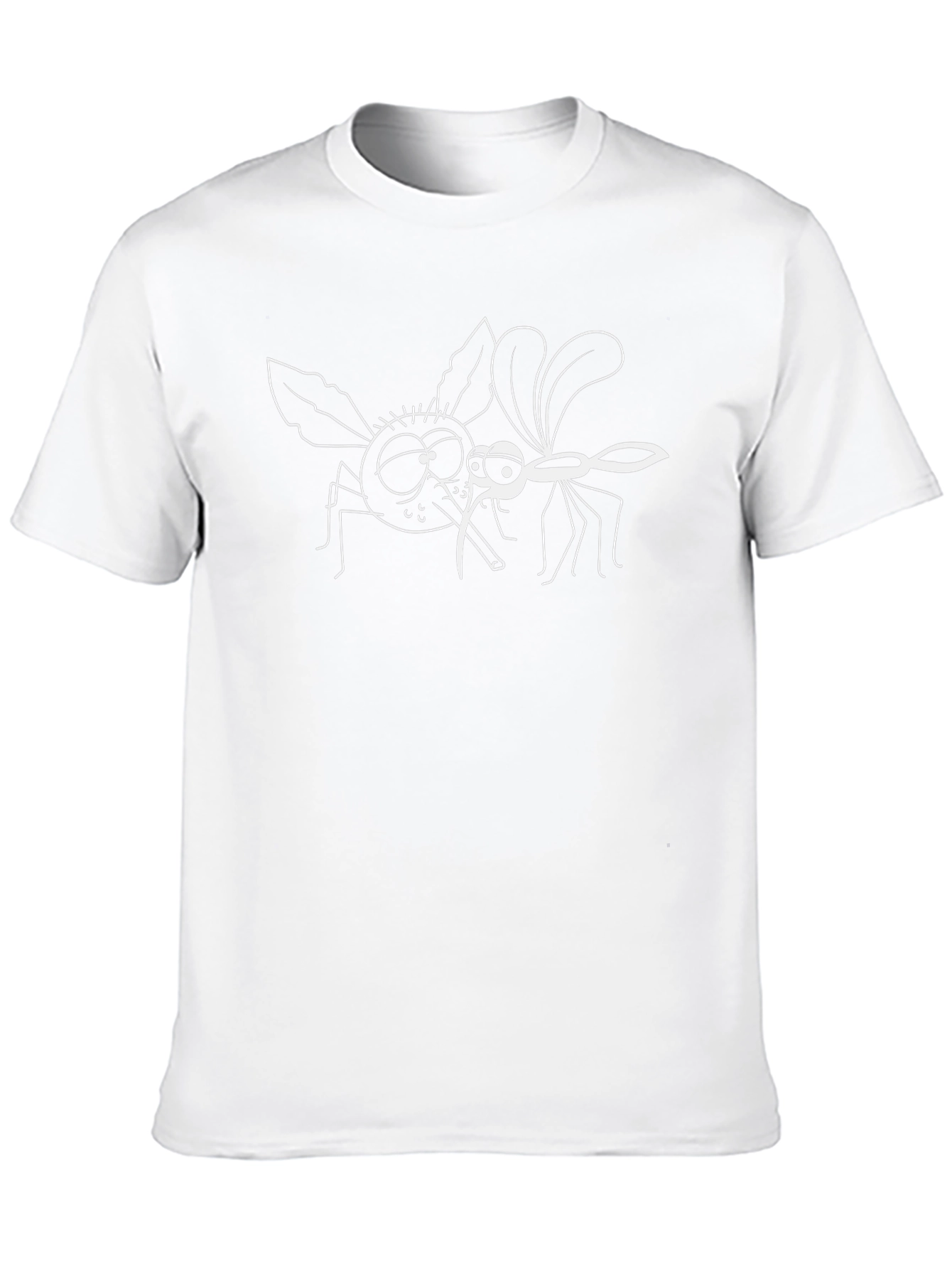 Cartoon Mosquito Graphic T-Shirt