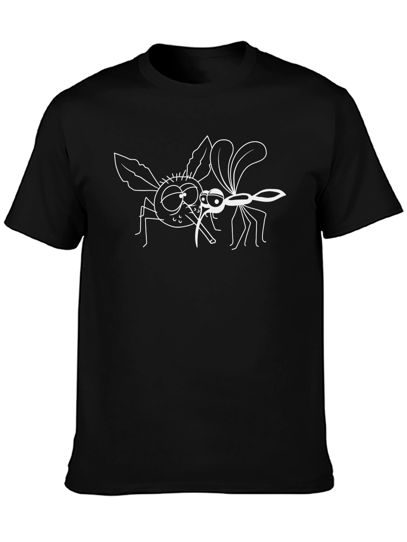 Cartoon Mosquito Graphic T-Shirt