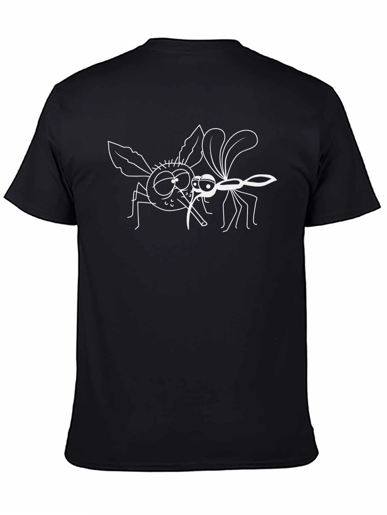 Cartoon Mosquito Graphic T-Shirt