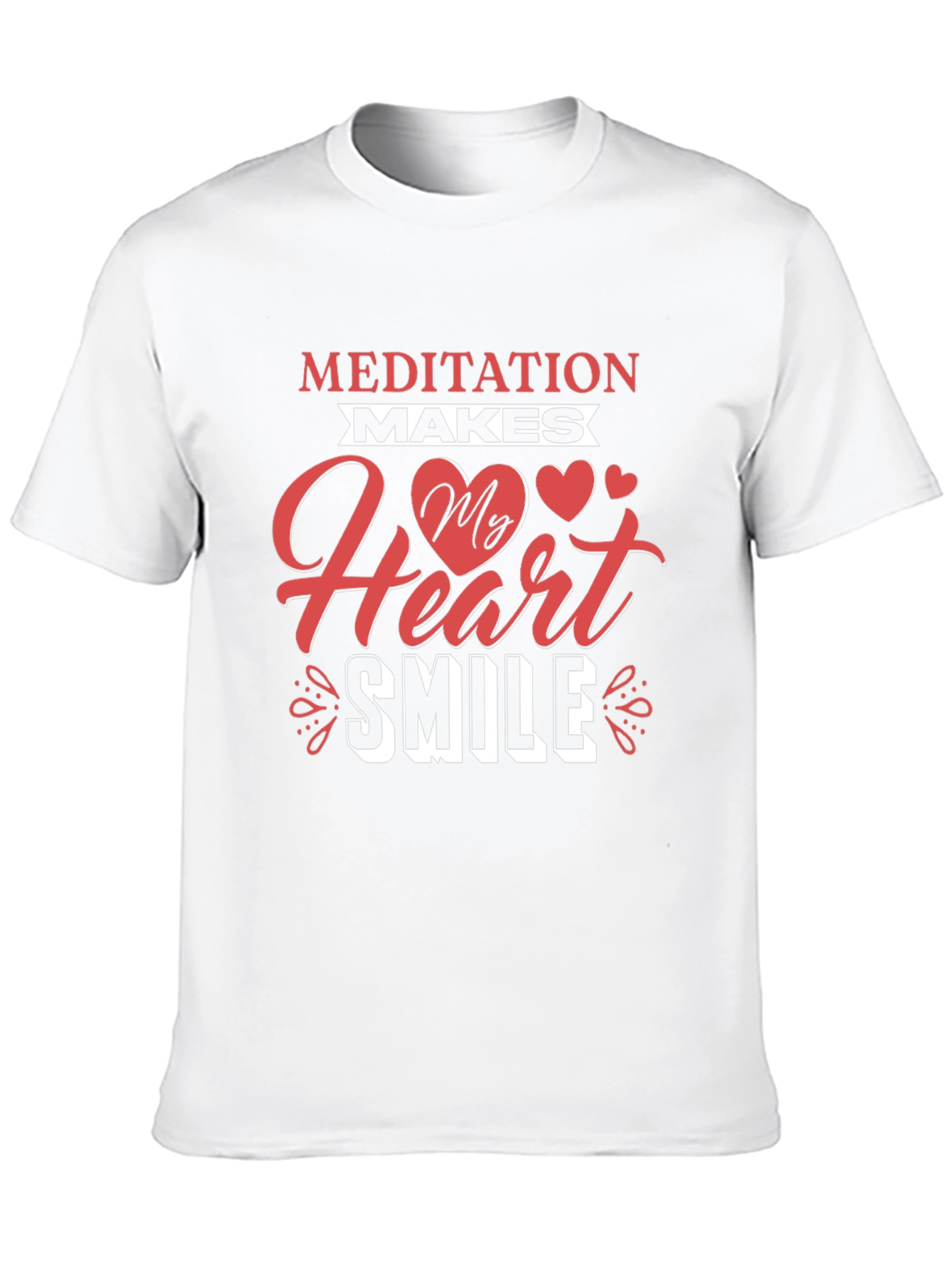 Meditation Makes My Heart Smile Graphic Tee