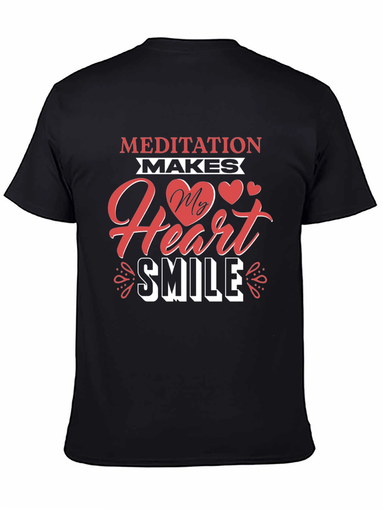 Meditation Makes My Heart Smile Graphic Tee