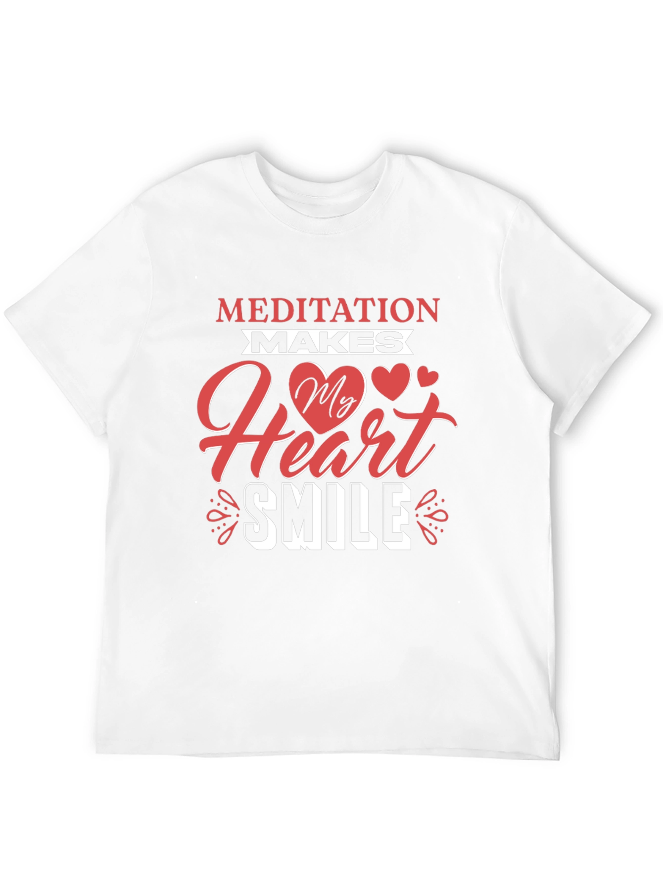 Meditation Makes My Heart Smile Graphic Tee