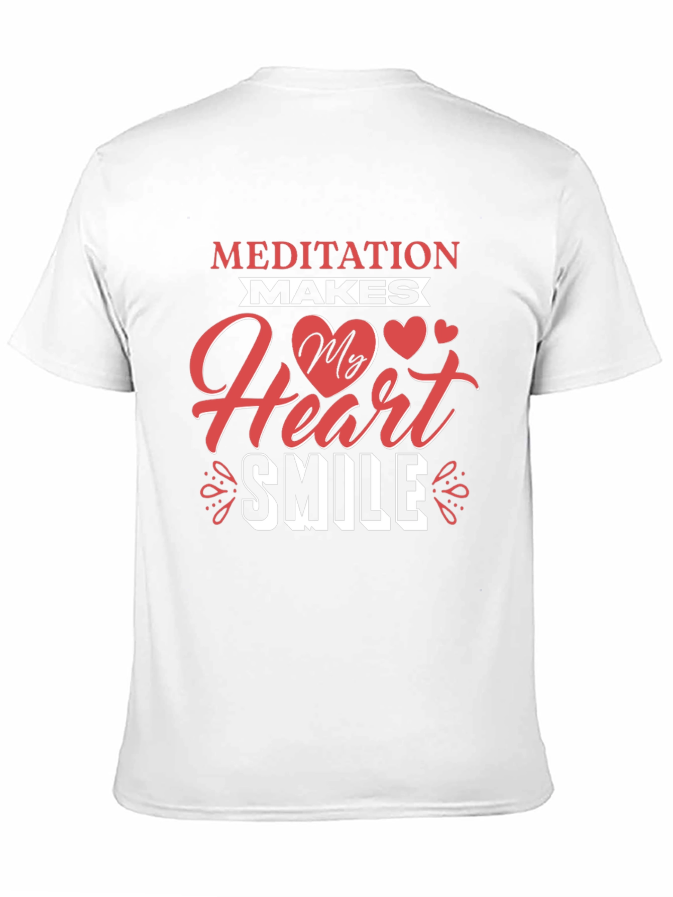 Meditation Makes My Heart Smile Graphic Tee