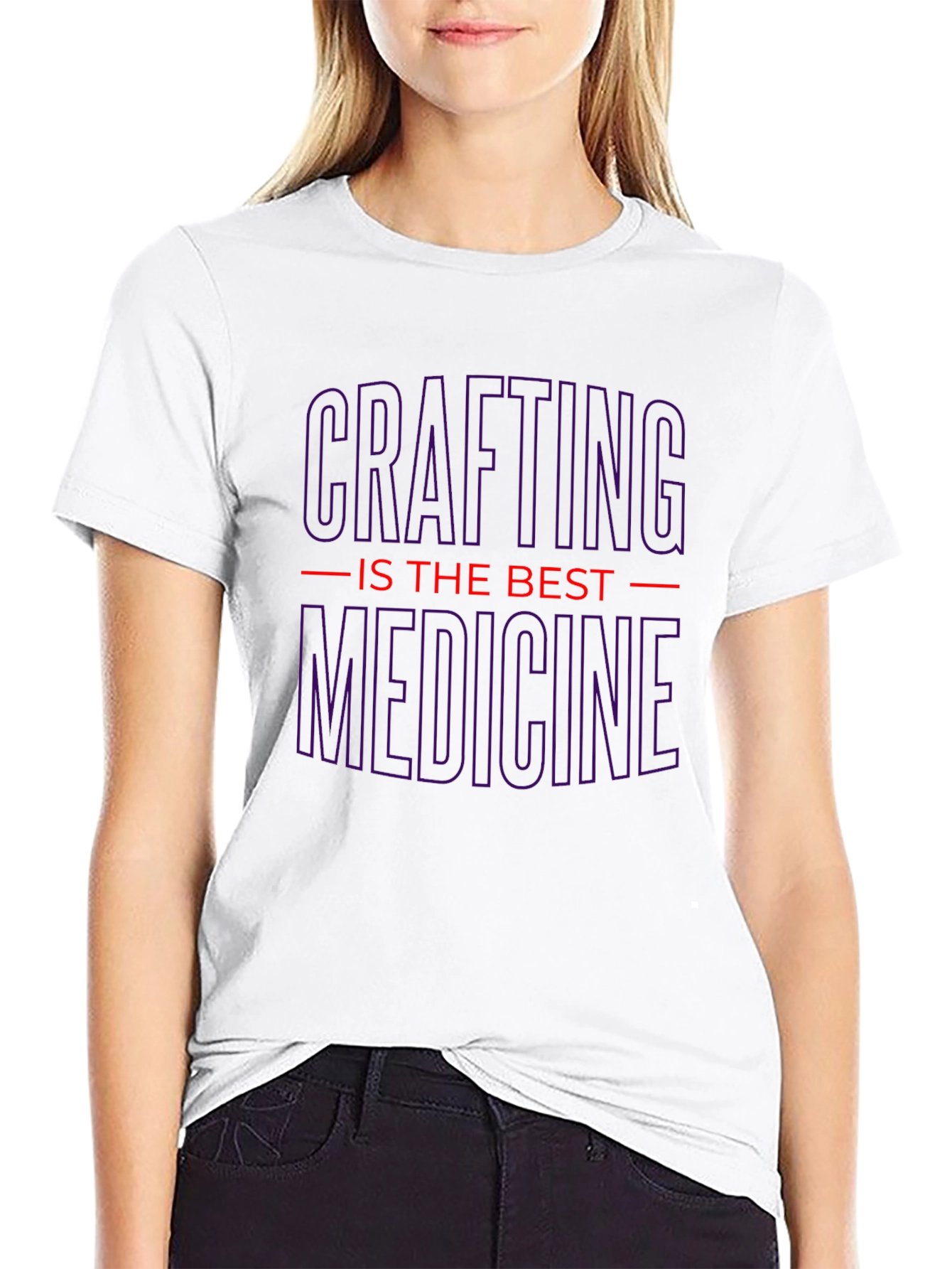 Crafting is the Best Medicine T-Shirt