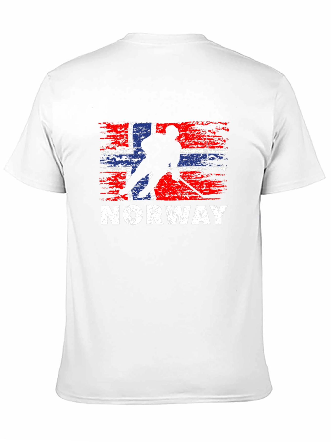 Norway Hockey Flag T-Shirt - Black