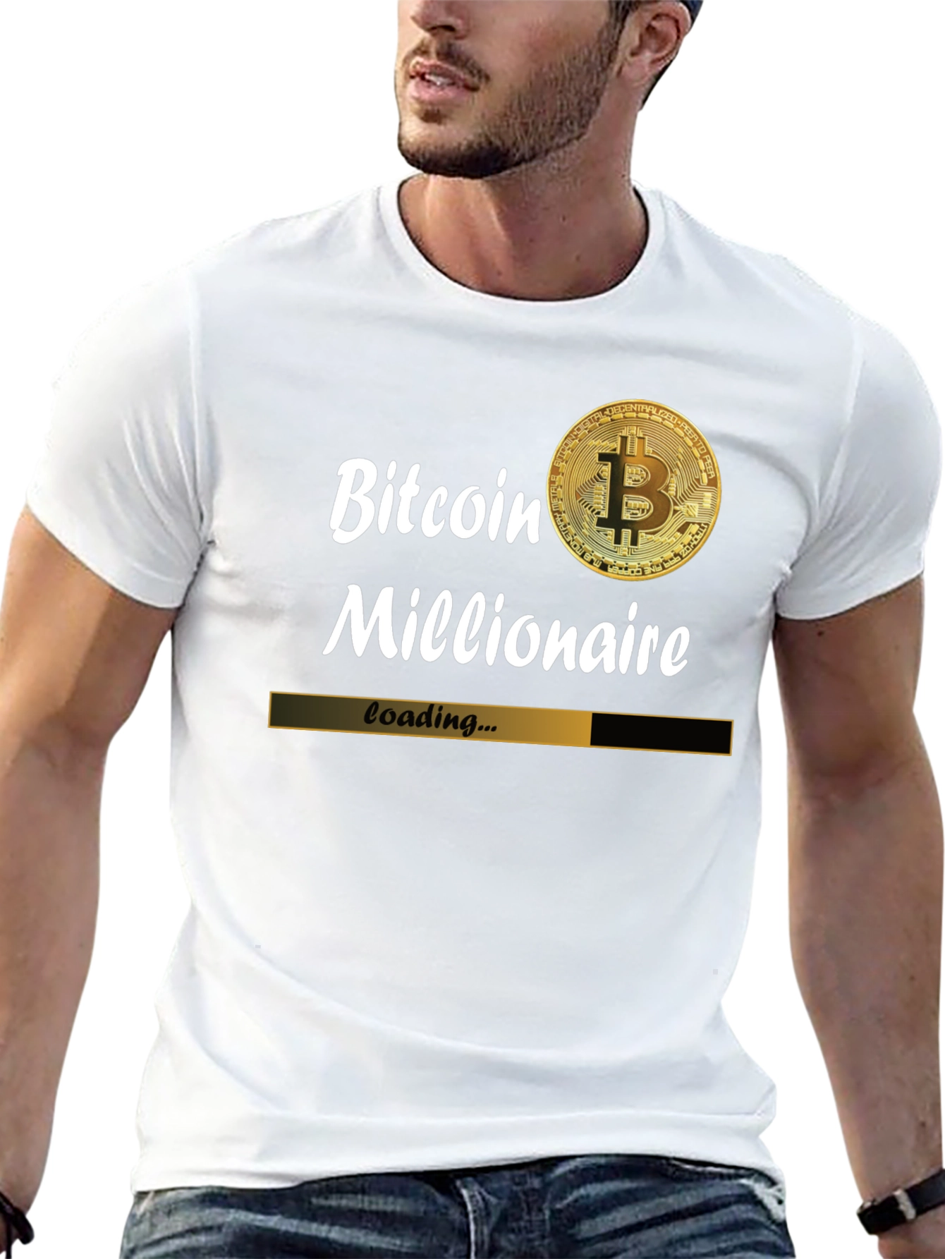 Bitcoin Millionaire Loading T-Shirt