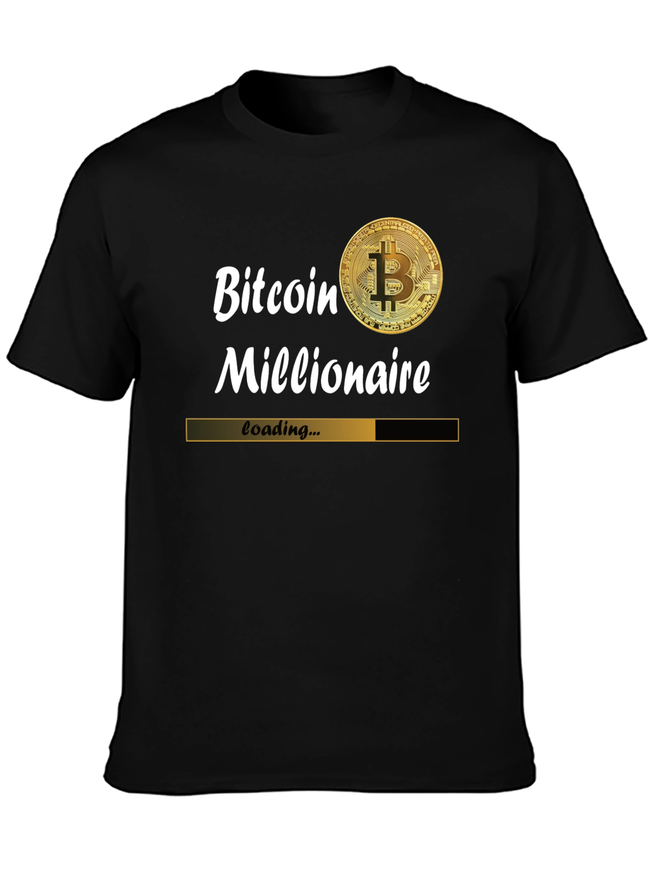 Bitcoin Millionaire Loading T-Shirt