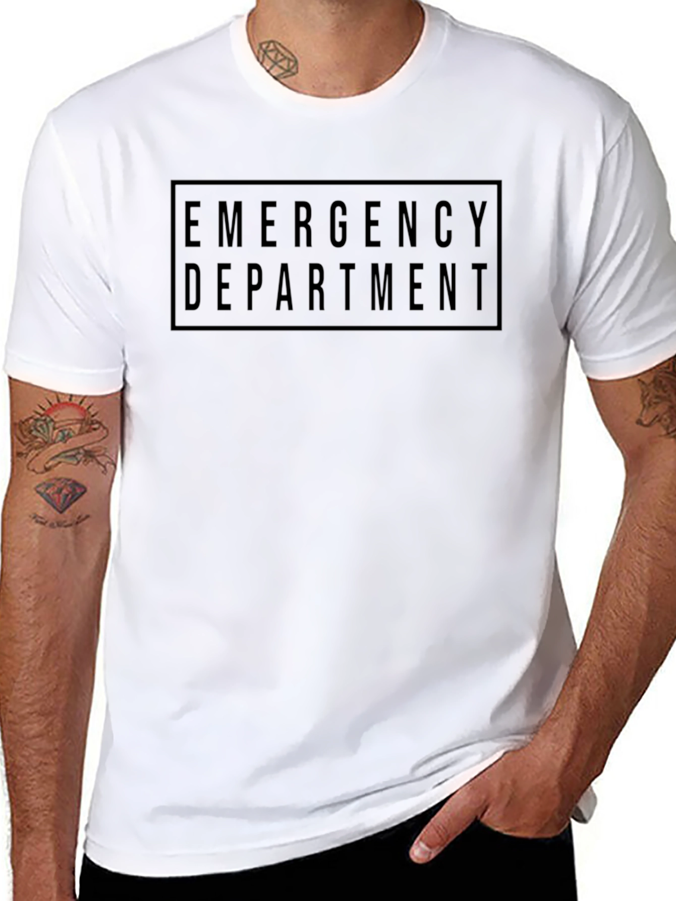 Emergency Department T-Shirt - Black Graphic Tee