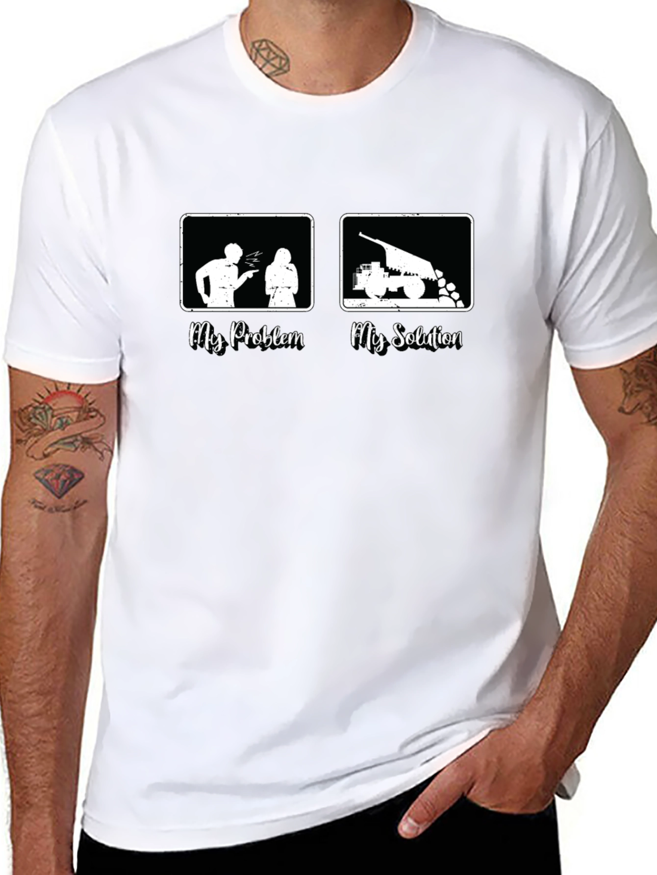 My Problem My Solution Black T-Shirt