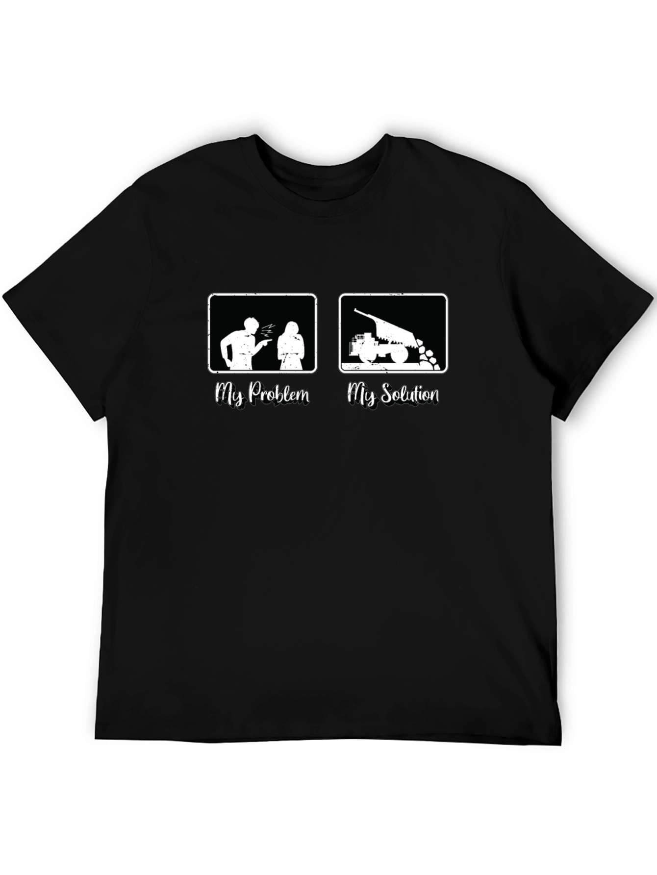 My Problem My Solution Black T-Shirt