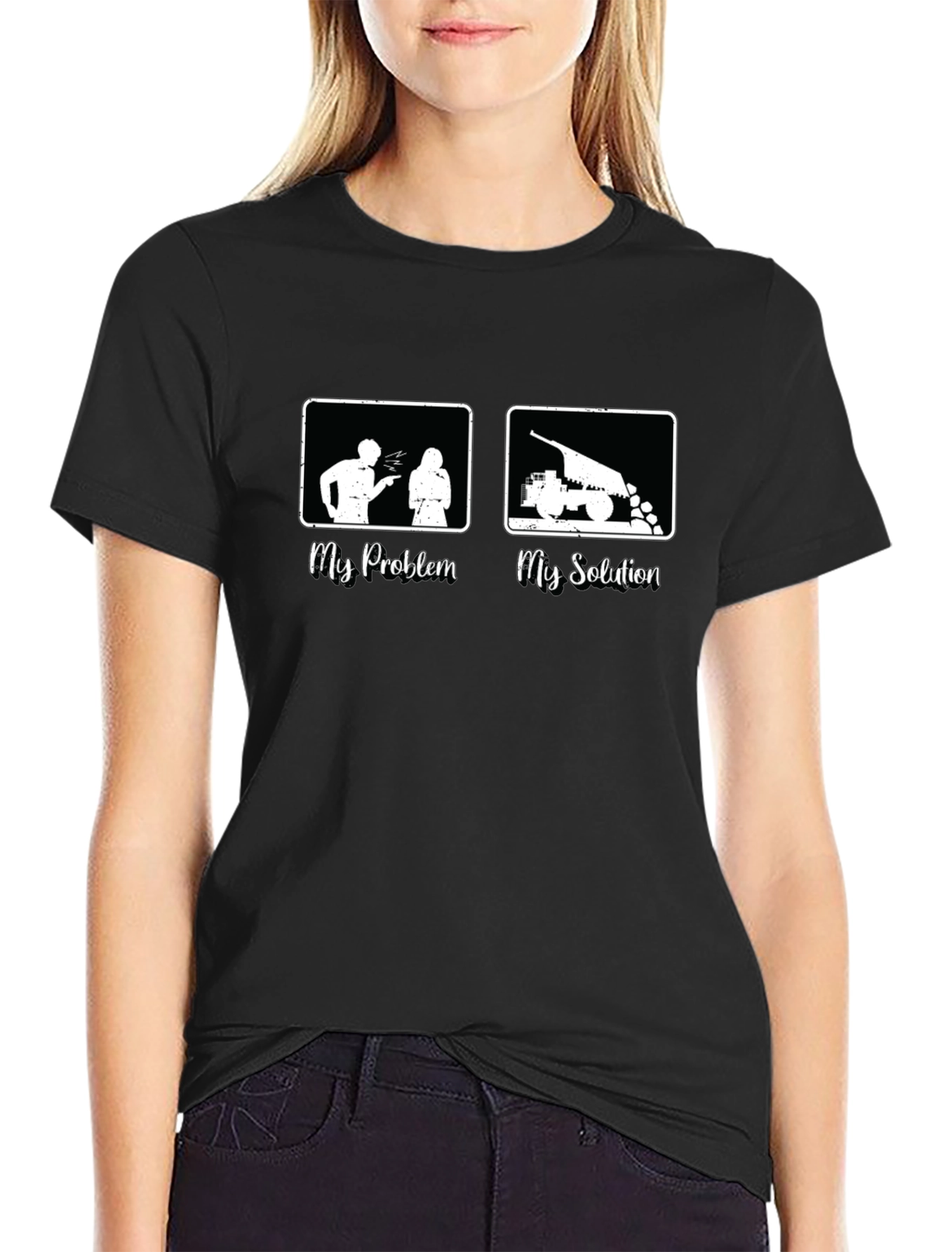My Problem My Solution Black T-Shirt