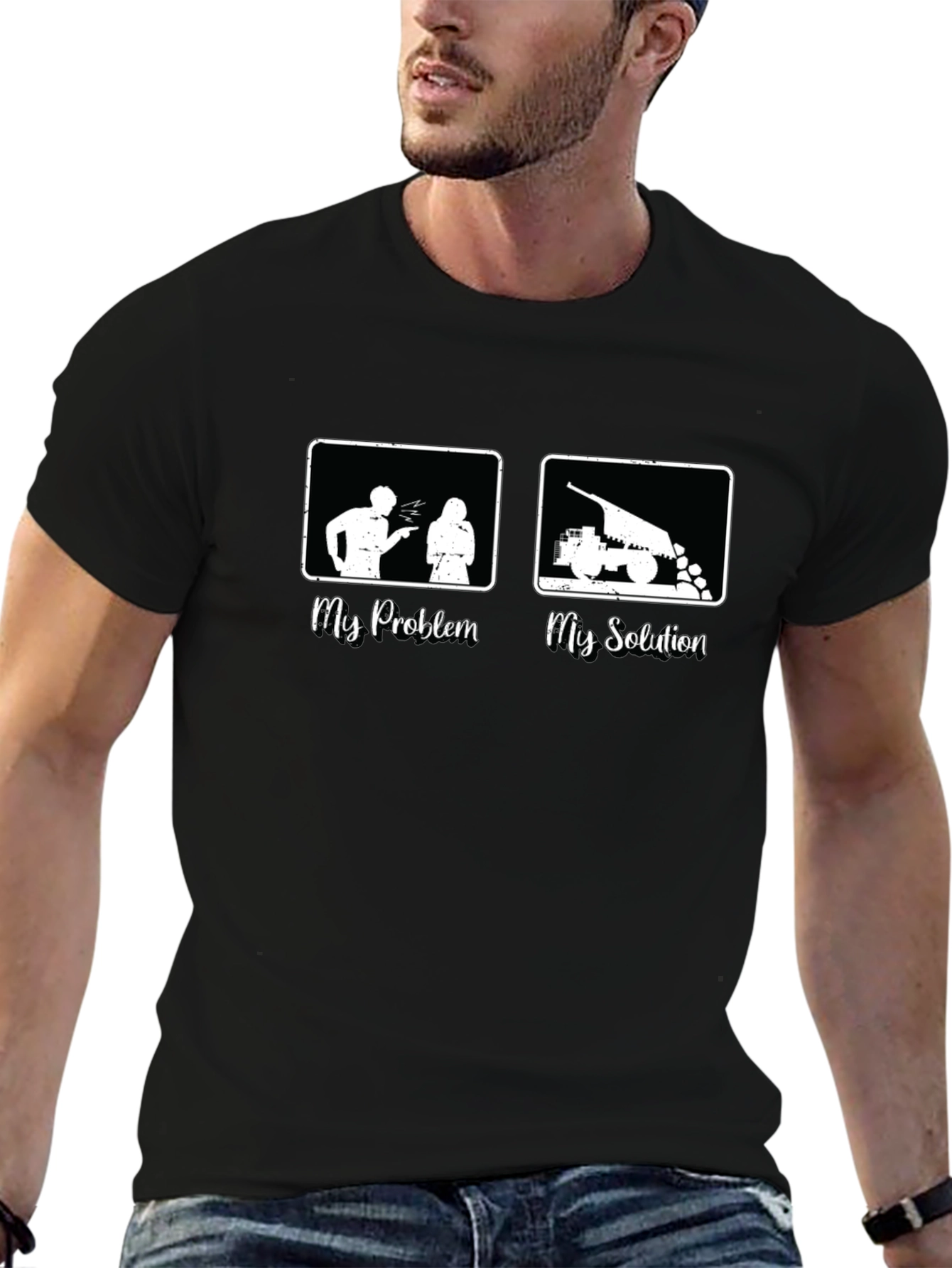 My Problem My Solution Black T-Shirt