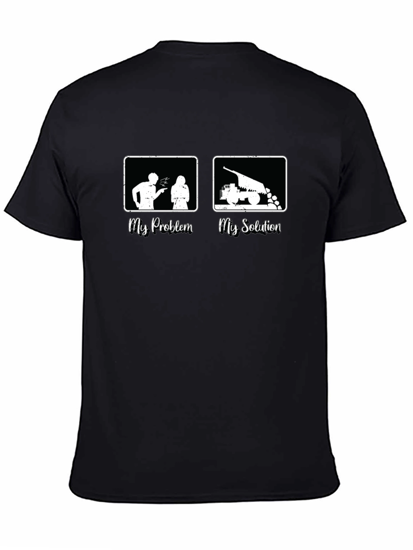 My Problem My Solution Black T-Shirt