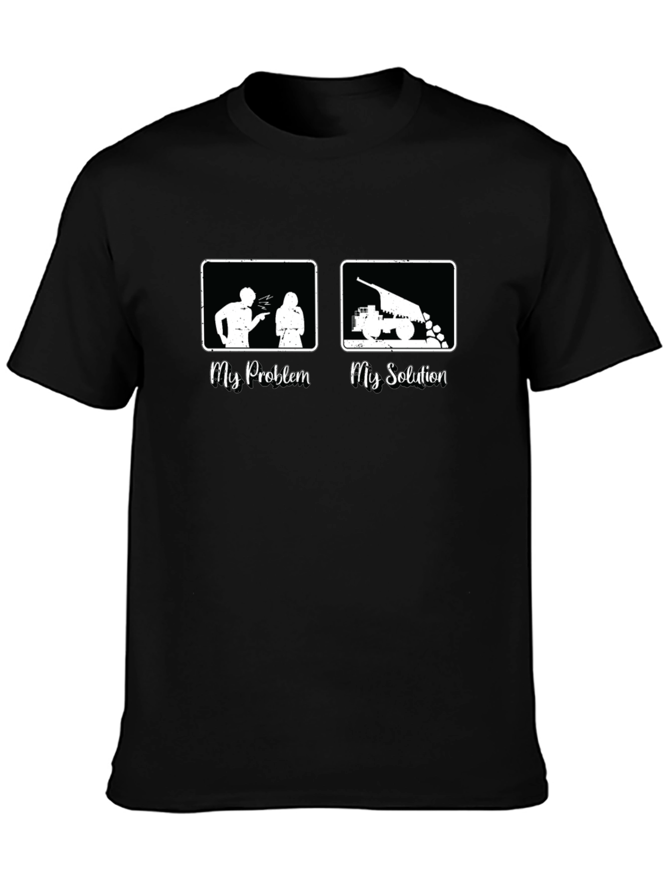 My Problem My Solution Black T-Shirt