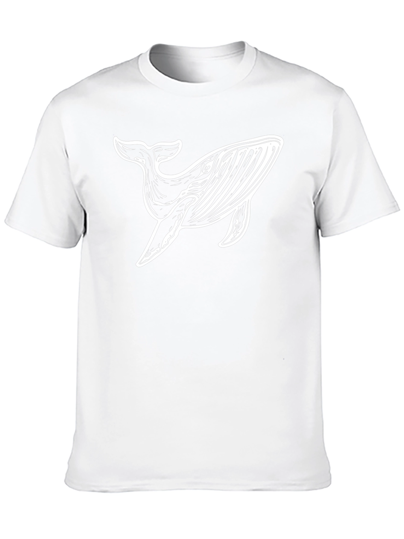Whale Graphic Black T-Shirt