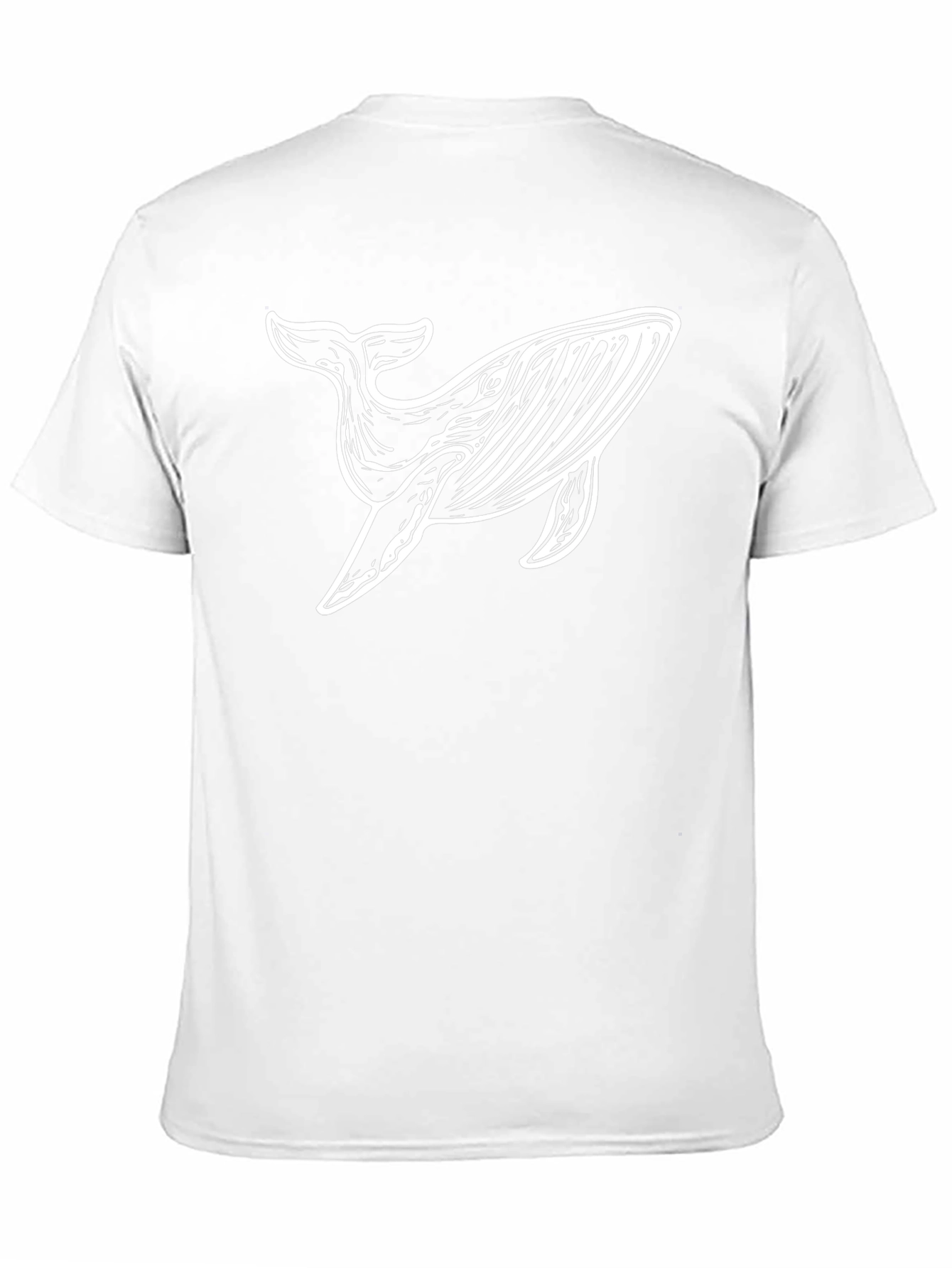 Whale Graphic Black T-Shirt