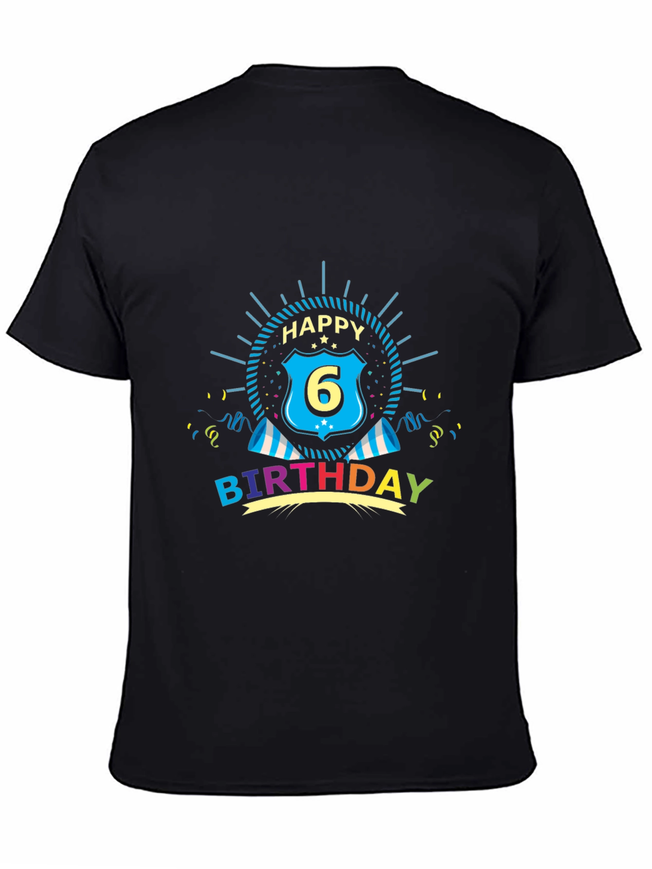 Happy 6th Birthday Graphic Tee