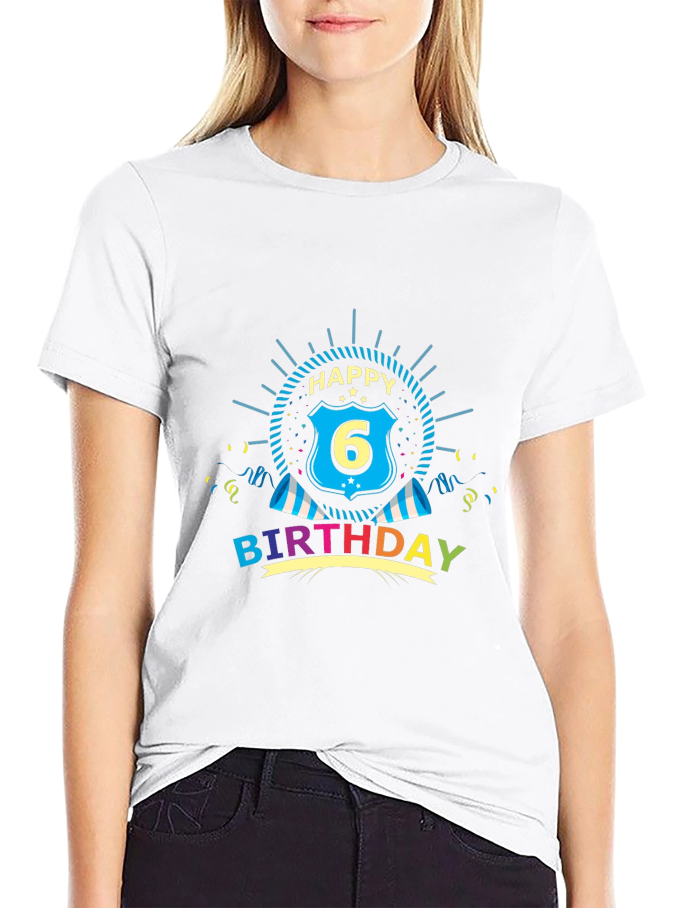 Happy 6th Birthday Graphic Tee