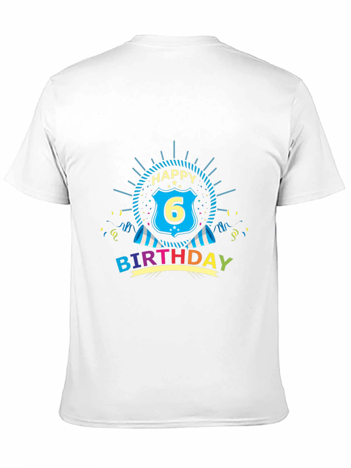 Happy 6th Birthday Graphic Tee