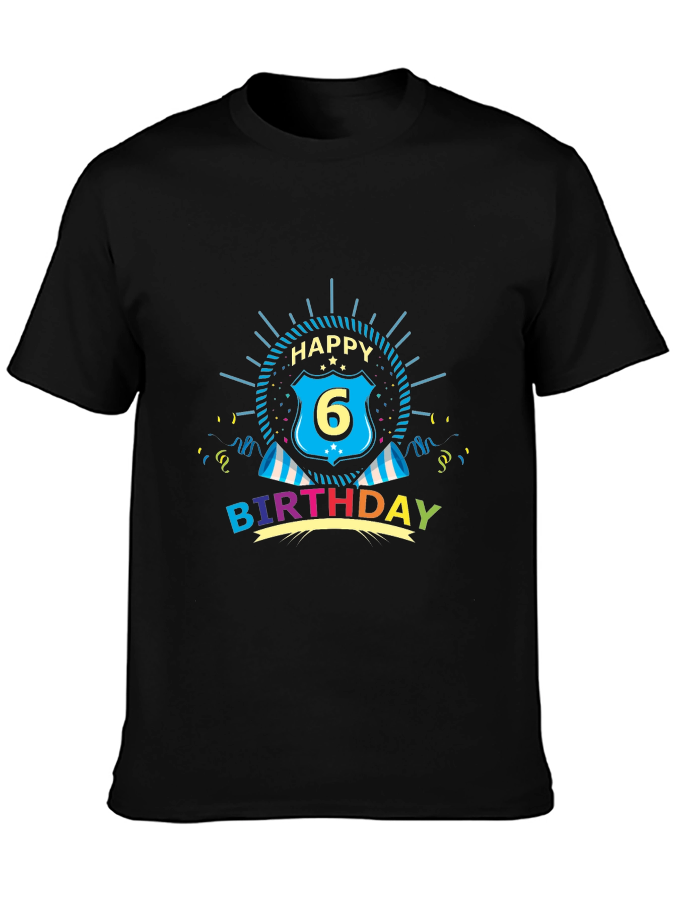 Happy 6th Birthday Graphic Tee