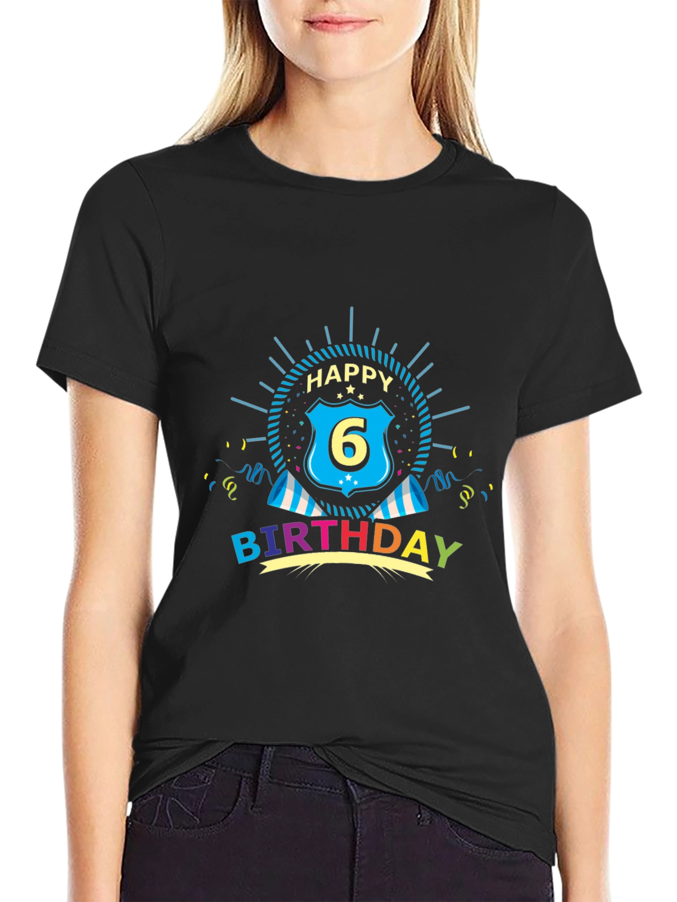 Happy 6th Birthday Graphic Tee
