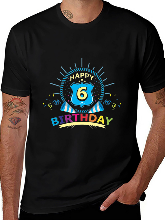 Happy 6th Birthday Graphic Tee