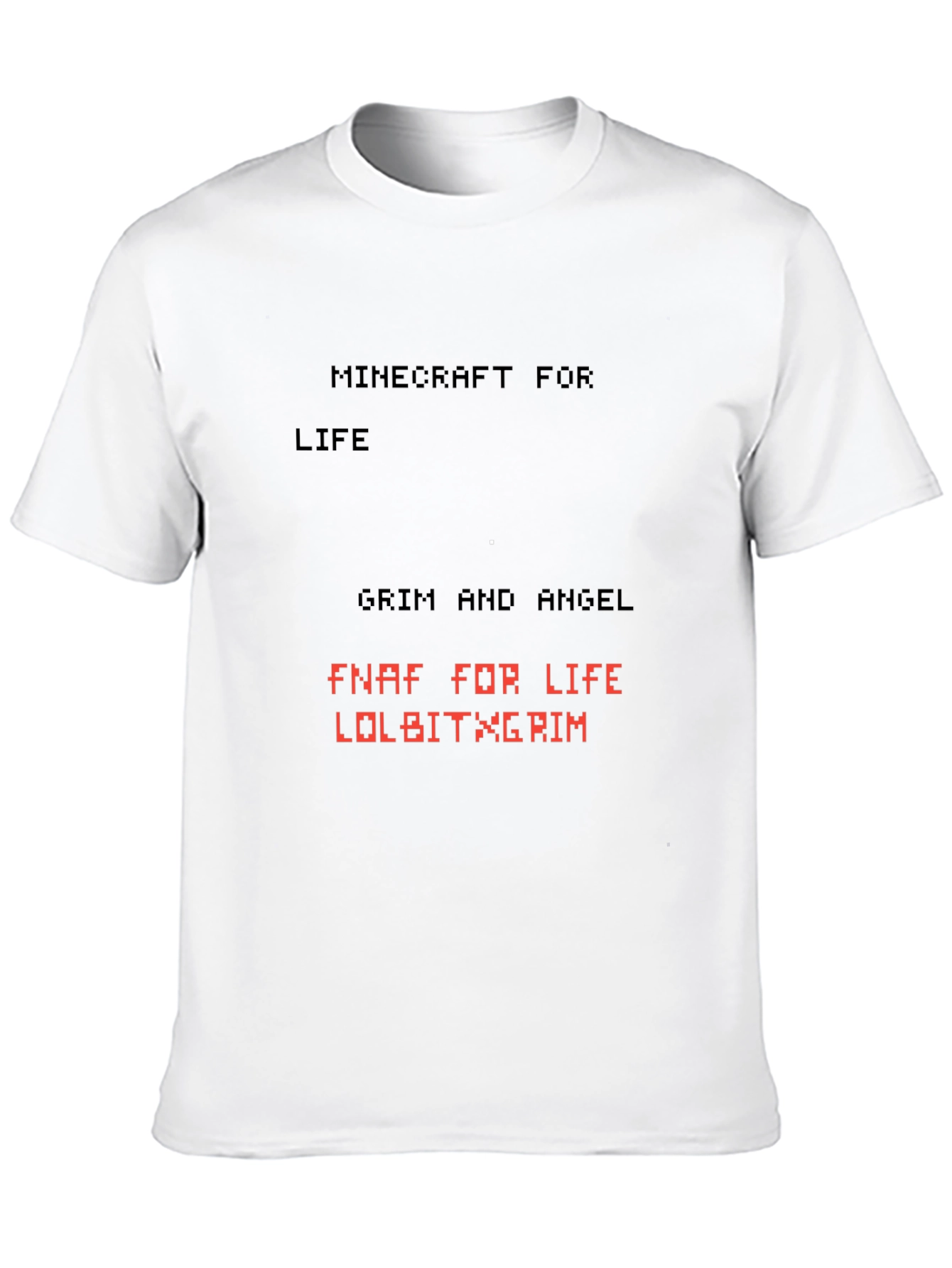 Minecraft and FNAF Gamer T-Shirt