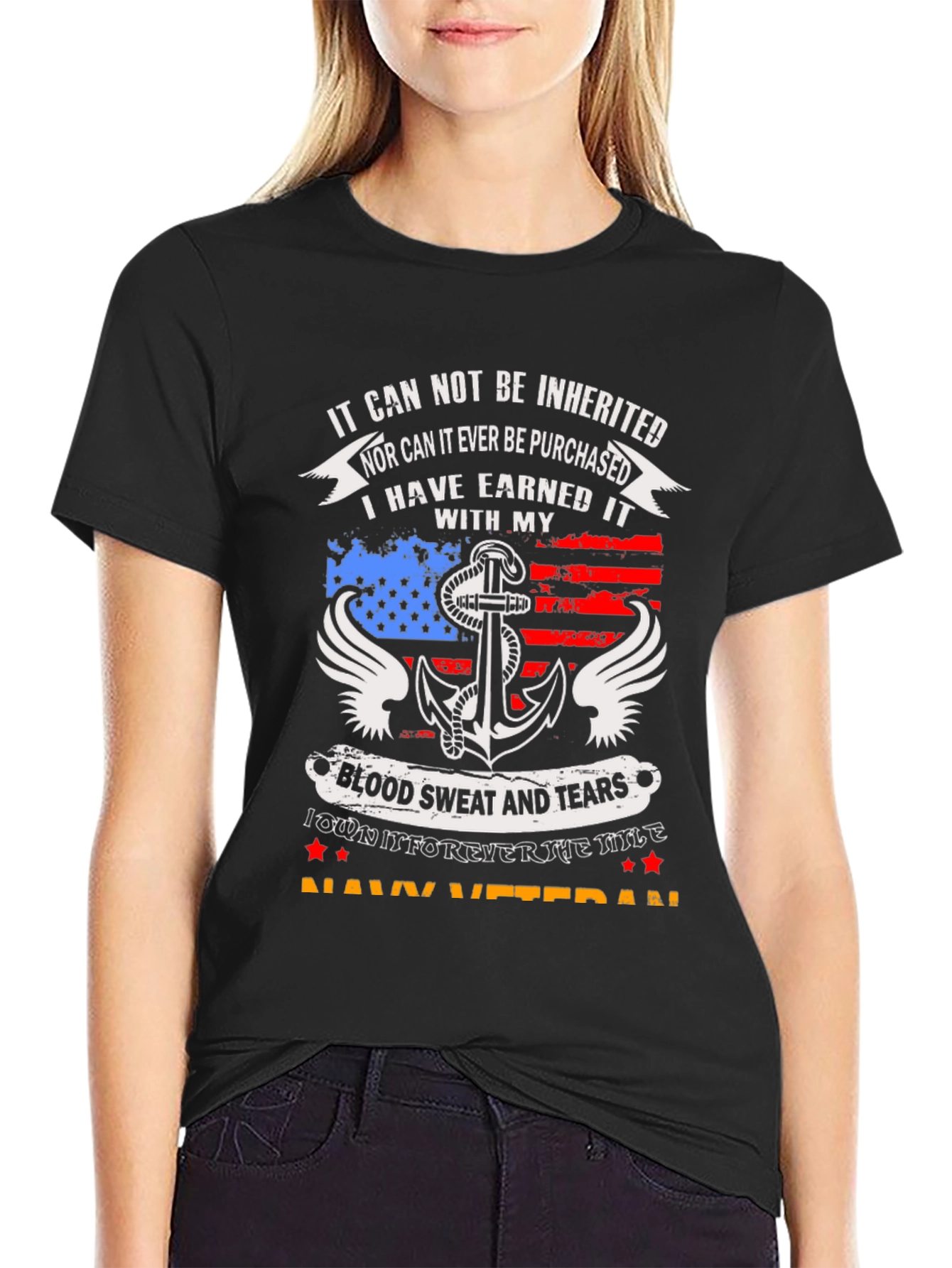 Navy Veteran Graphic T-Shirt