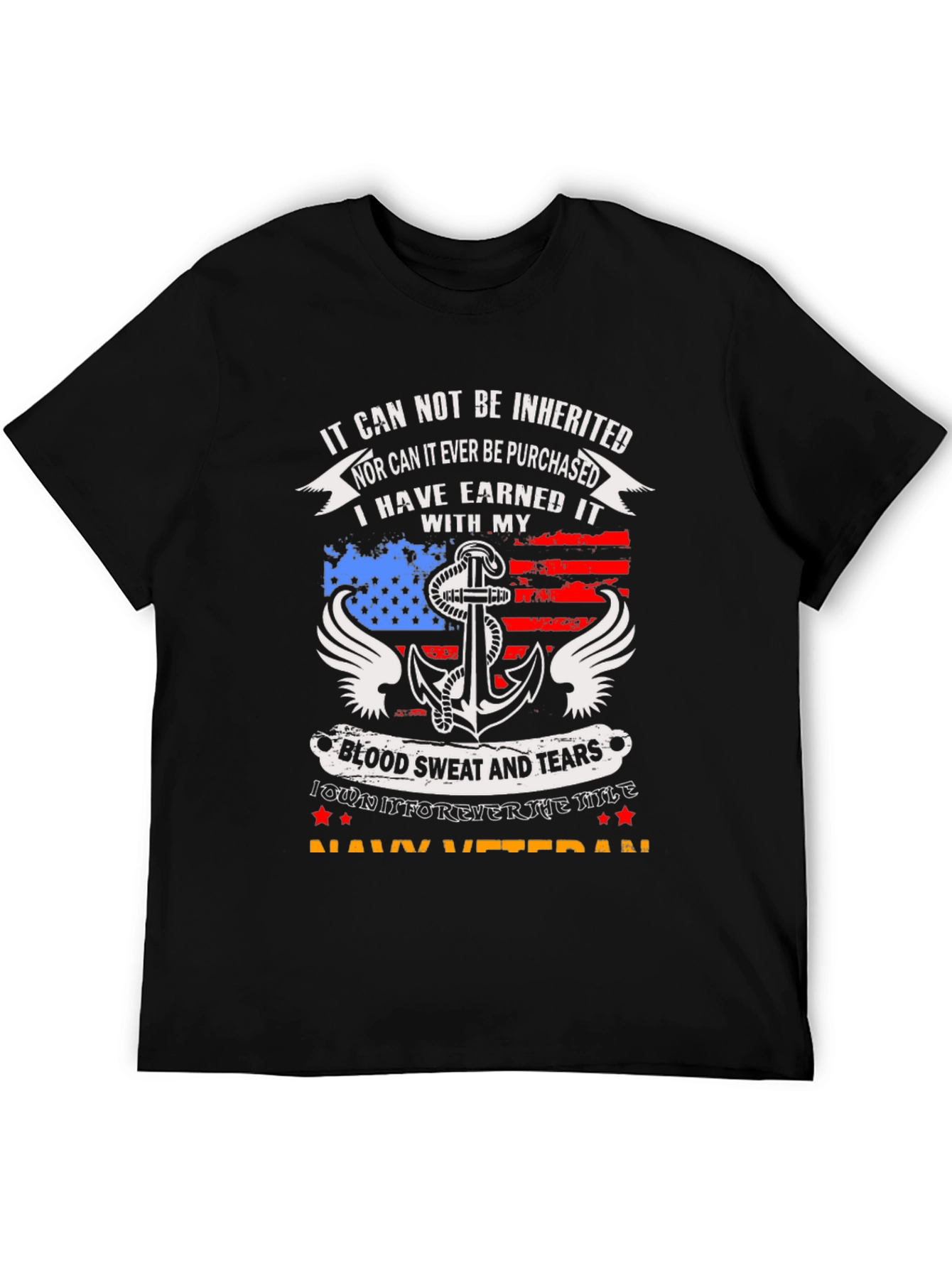 Navy Veteran Graphic T-Shirt