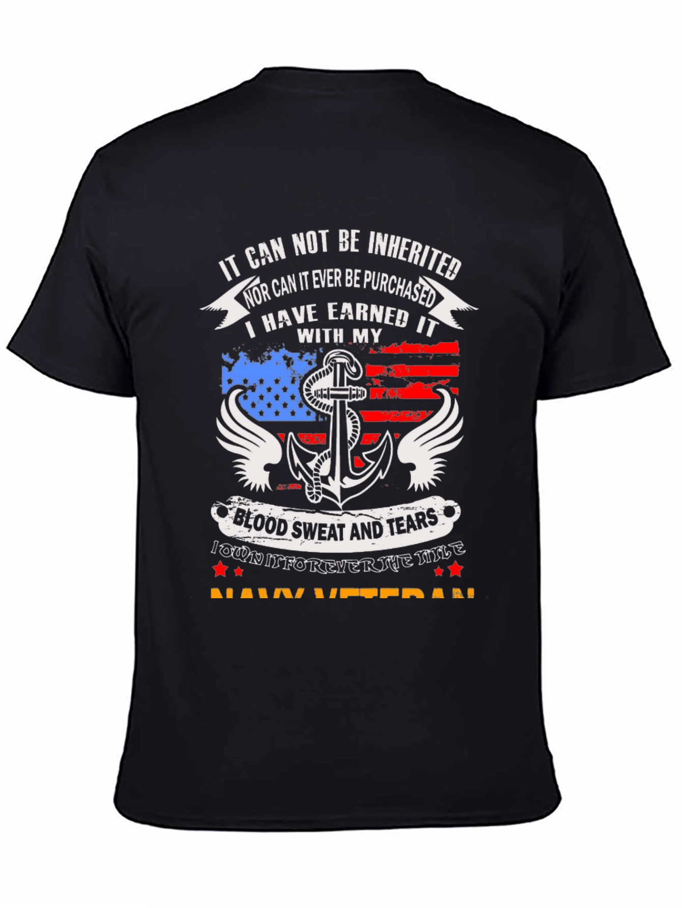 Navy Veteran Graphic T-Shirt