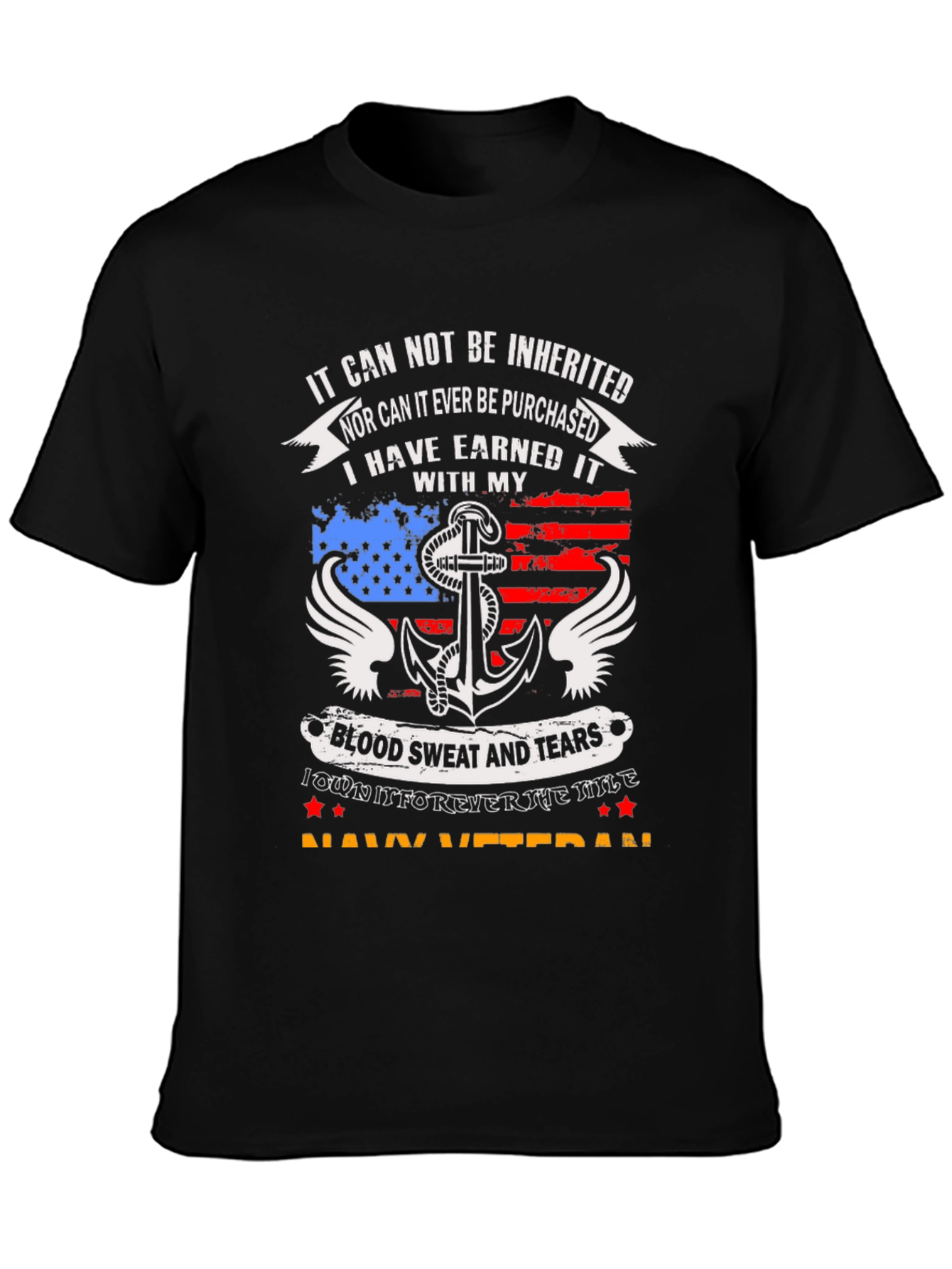 Navy Veteran Graphic T-Shirt
