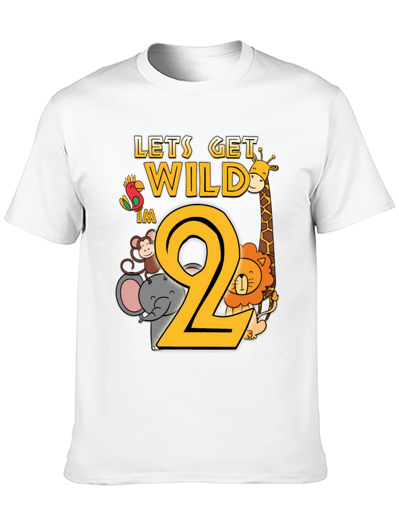 Lets Get Wild Im 2nd Birthday T-Shirt