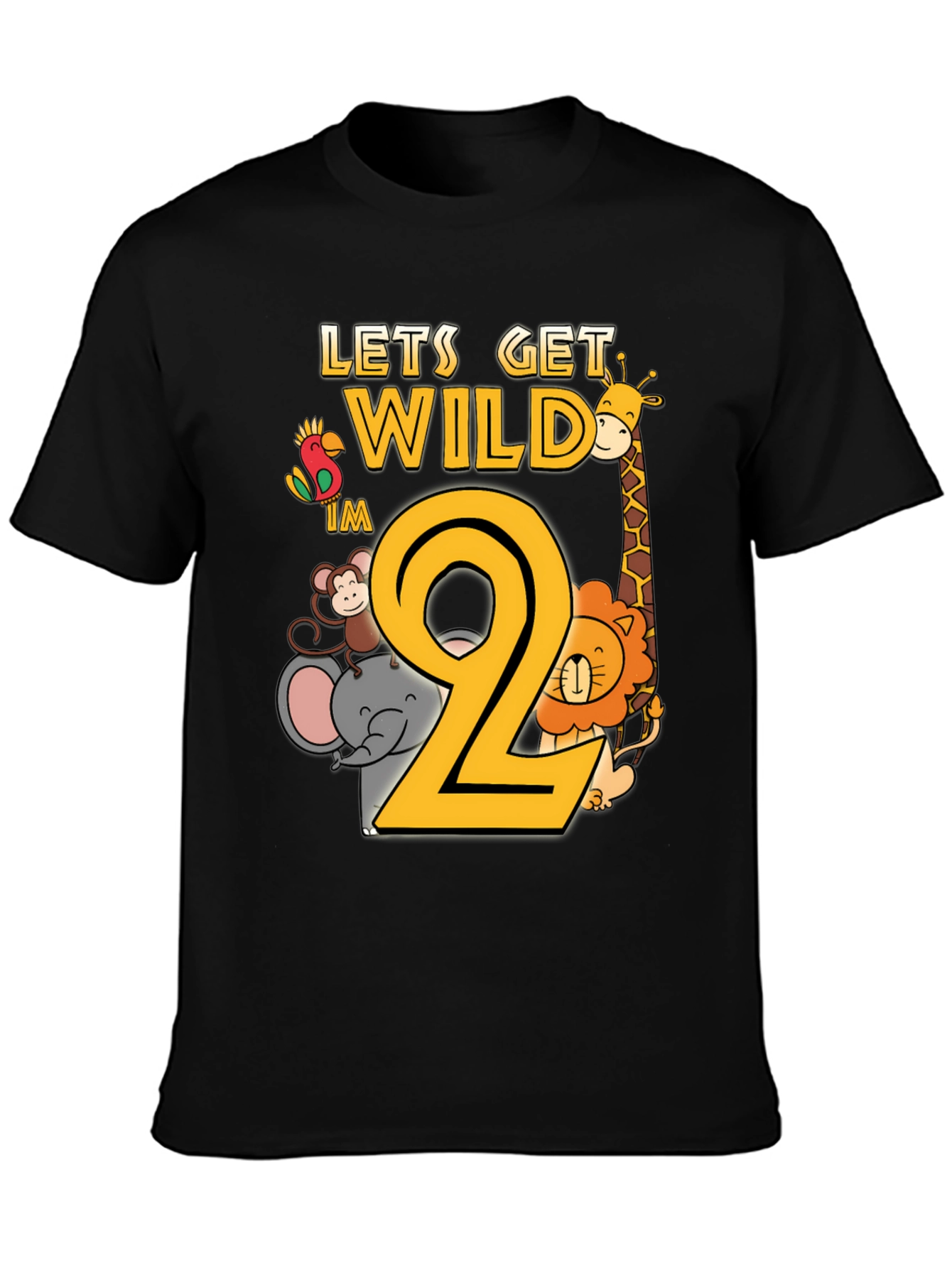 Lets Get Wild Im 2nd Birthday T-Shirt