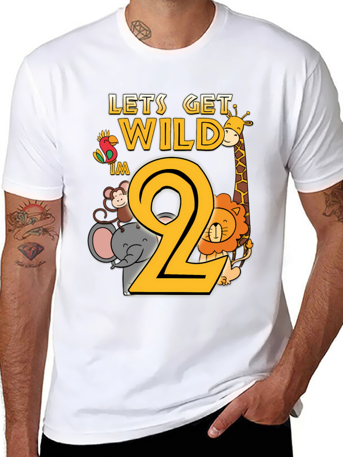 Lets Get Wild Im 2nd Birthday T-Shirt