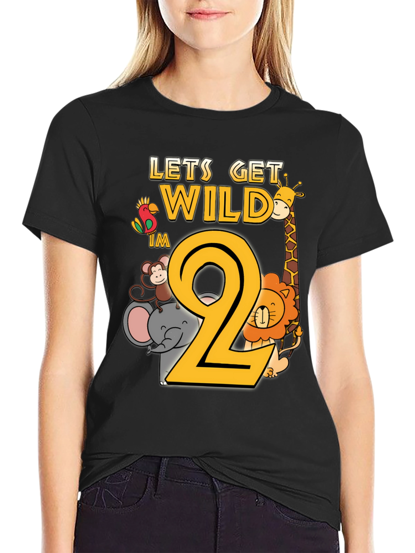 Lets Get Wild Im 2nd Birthday T-Shirt