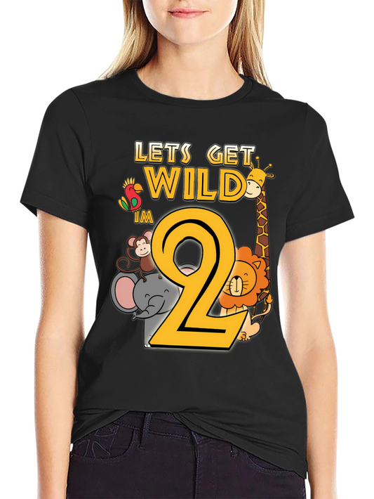 Lets Get Wild Im 2nd Birthday T-Shirt